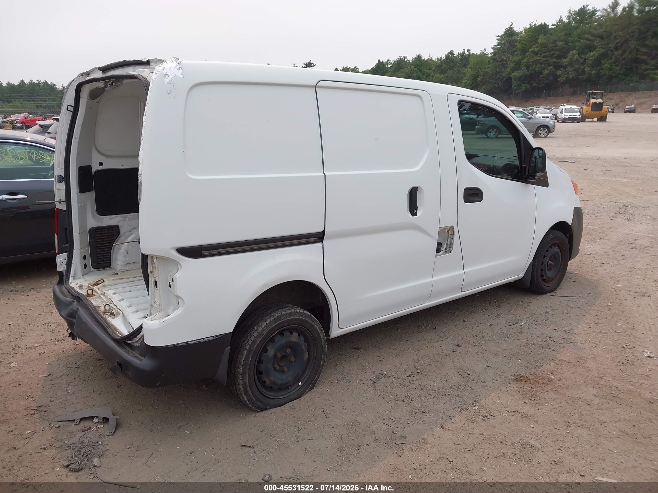 2013 Nissan Nv200 Sv White vin: 3N6CM0KN0DK695957