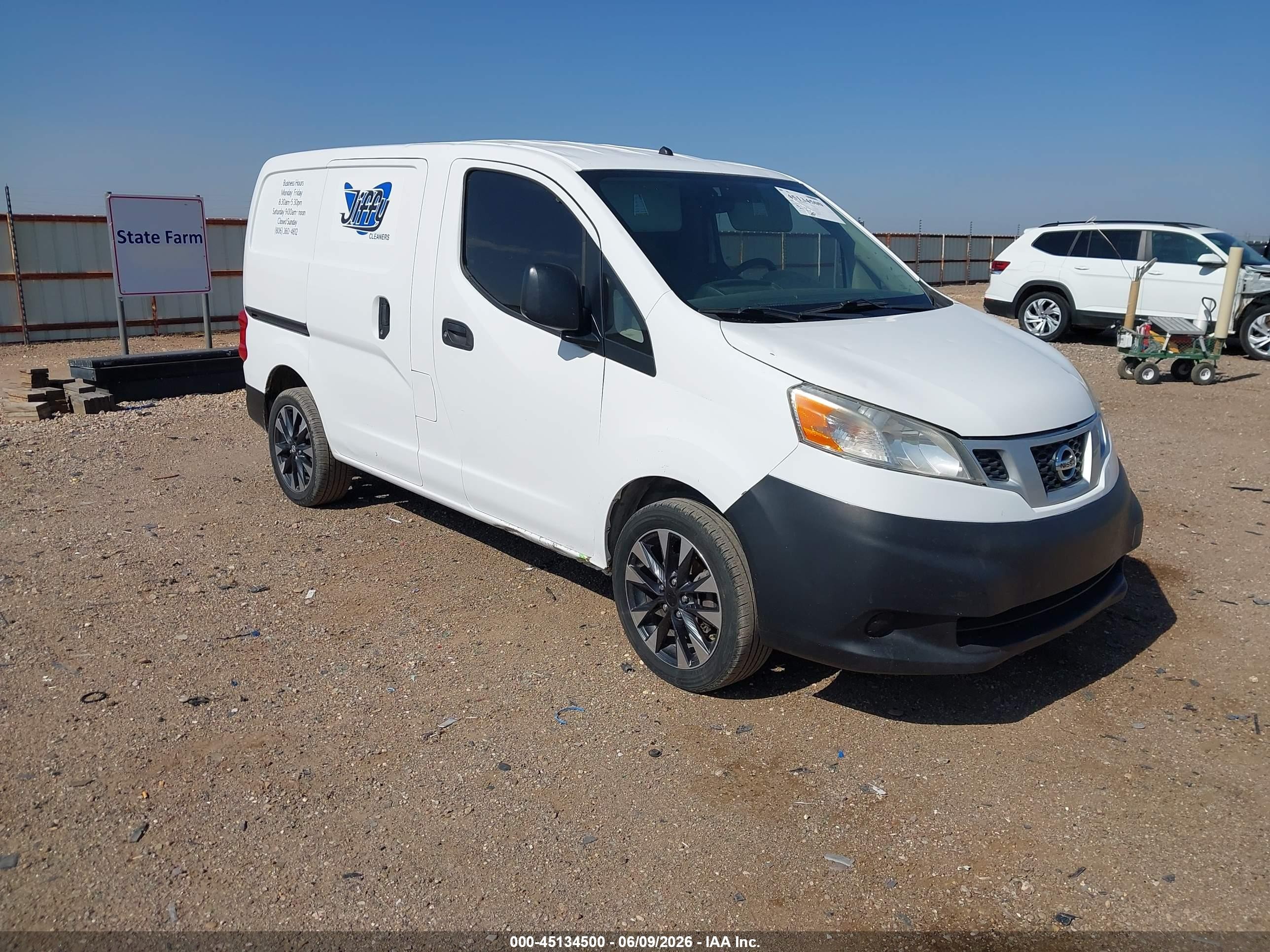 2014 Nissan Nv200 S White vin: 3N6CM0KN0EK692185