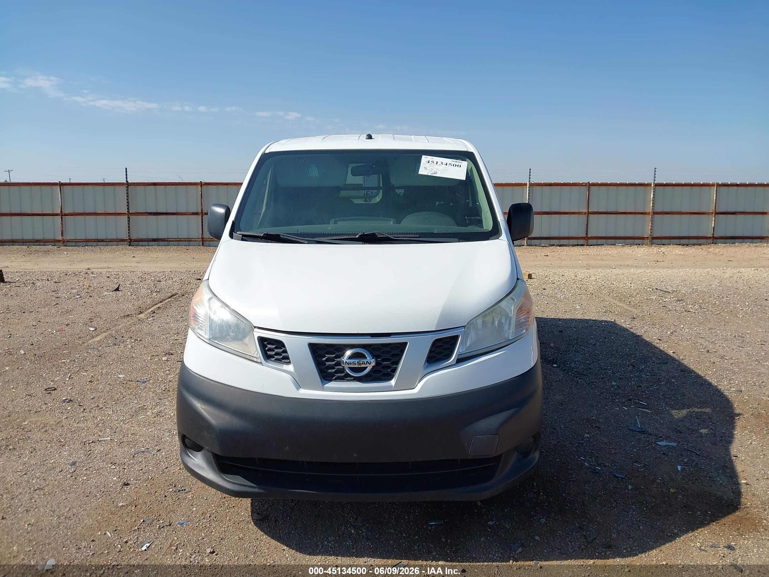 2014 Nissan Nv200 S White vin: 3N6CM0KN0EK692185