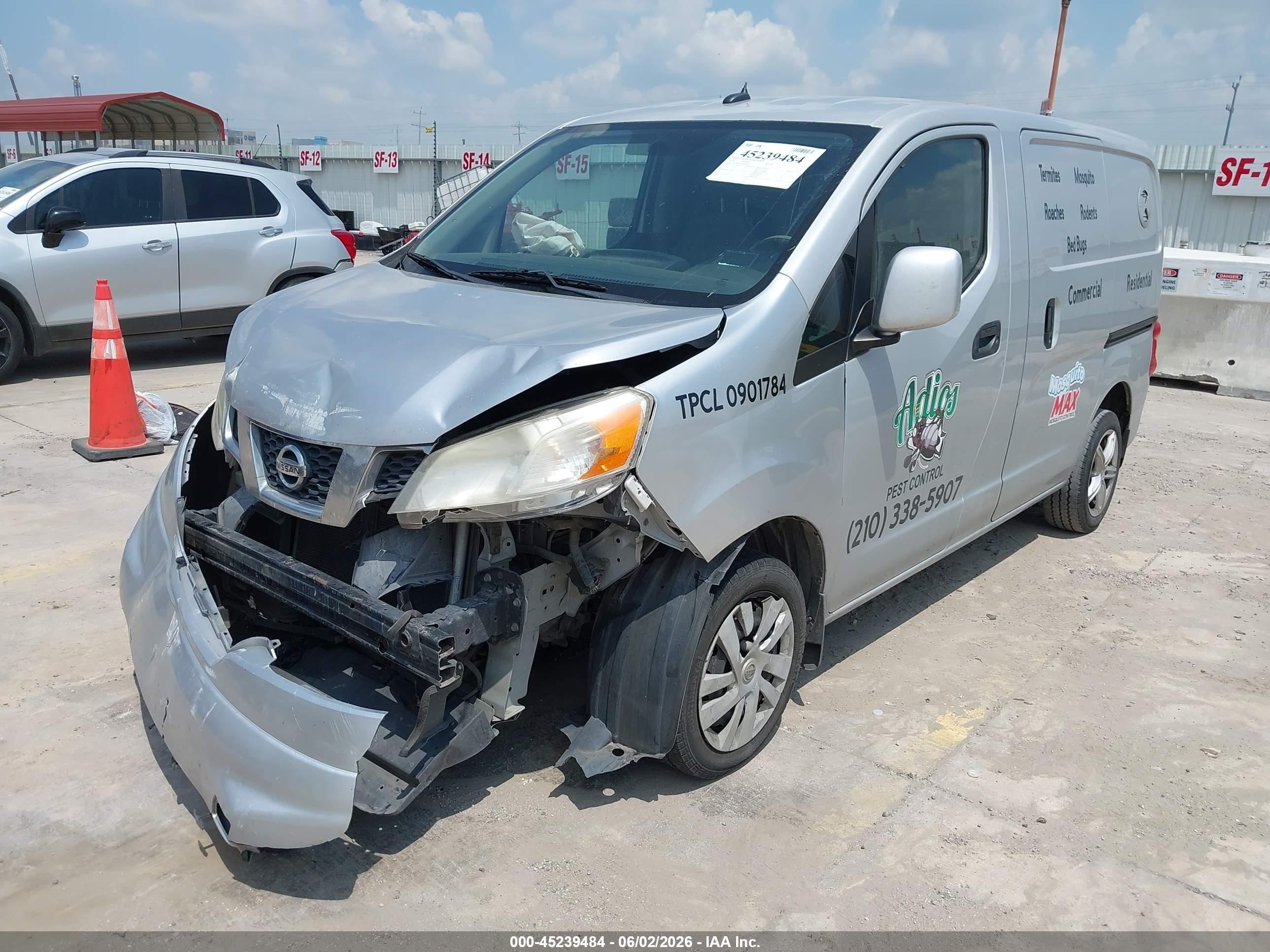 2014 Nissan Nv200 Sv Silver vin: 3N6CM0KN0EK692820
