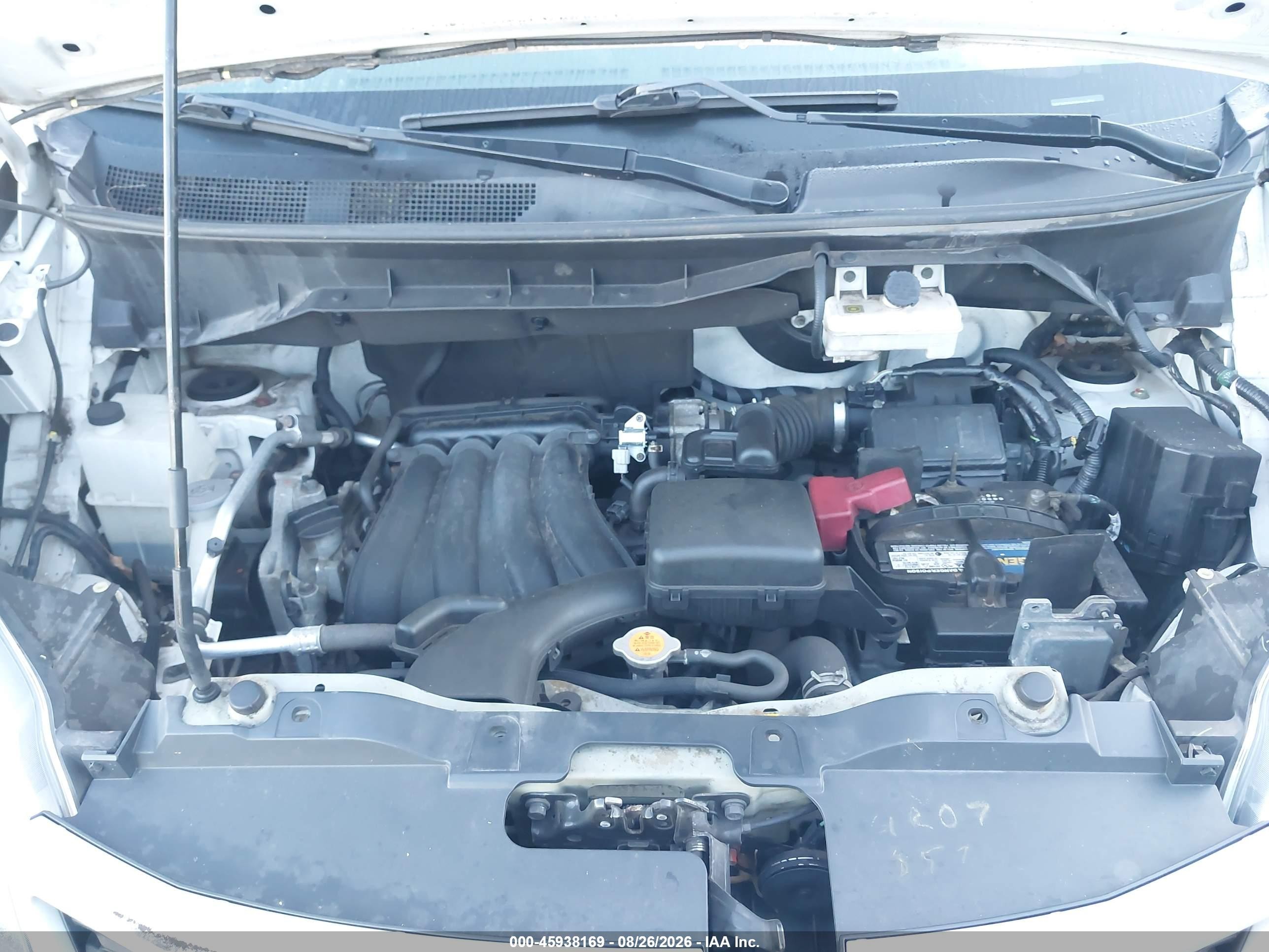 2014 Nissan Nv200 Sv White vin: 3N6CM0KN0EK694597