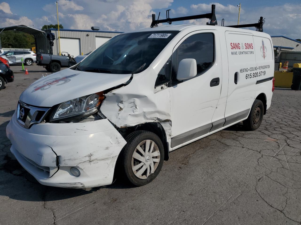 2015 Nissan Nv200 2.5s White vin: 3N6CM0KN0FK697534