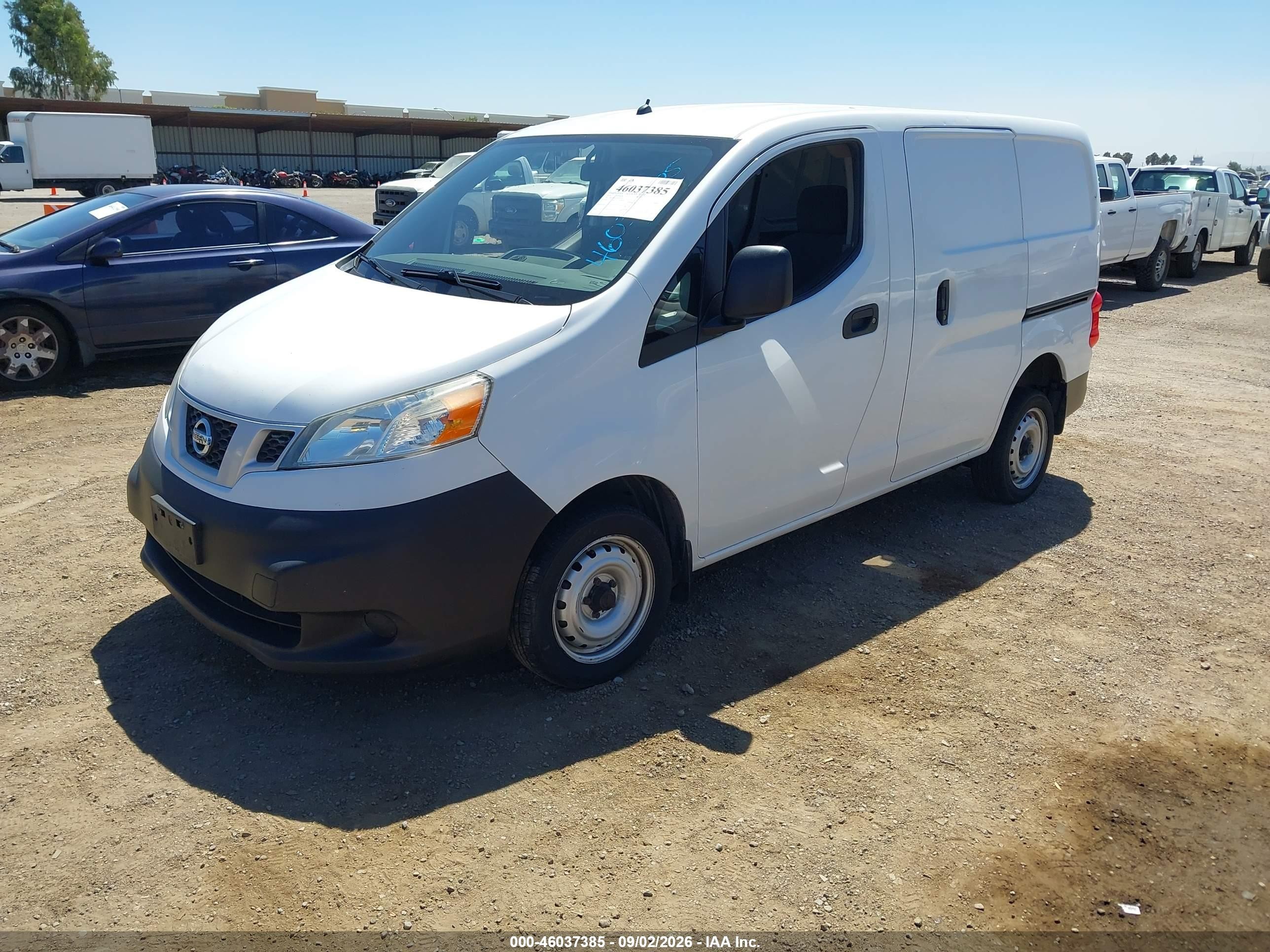 2014 Nissan Nv200 S White vin: 3N6CM0KN1EK693250