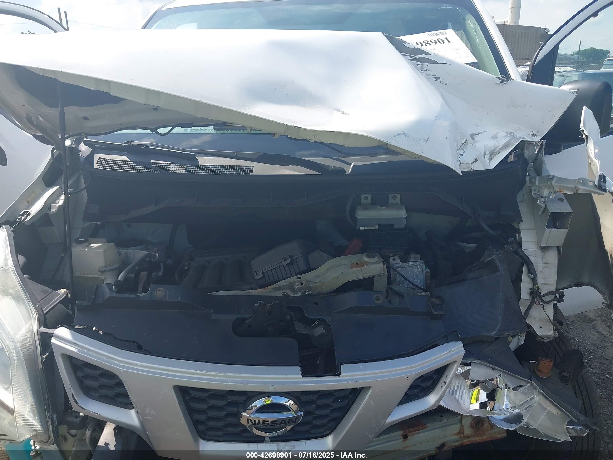 2015 Nissan Nv200 S White vin: 3N6CM0KN1FK729519
