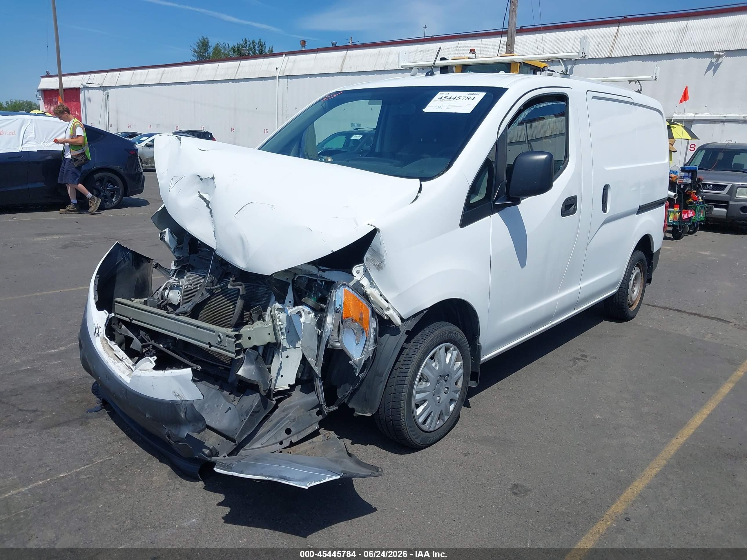 2015 Nissan Nv200 S White vin: 3N6CM0KN1FK736485
