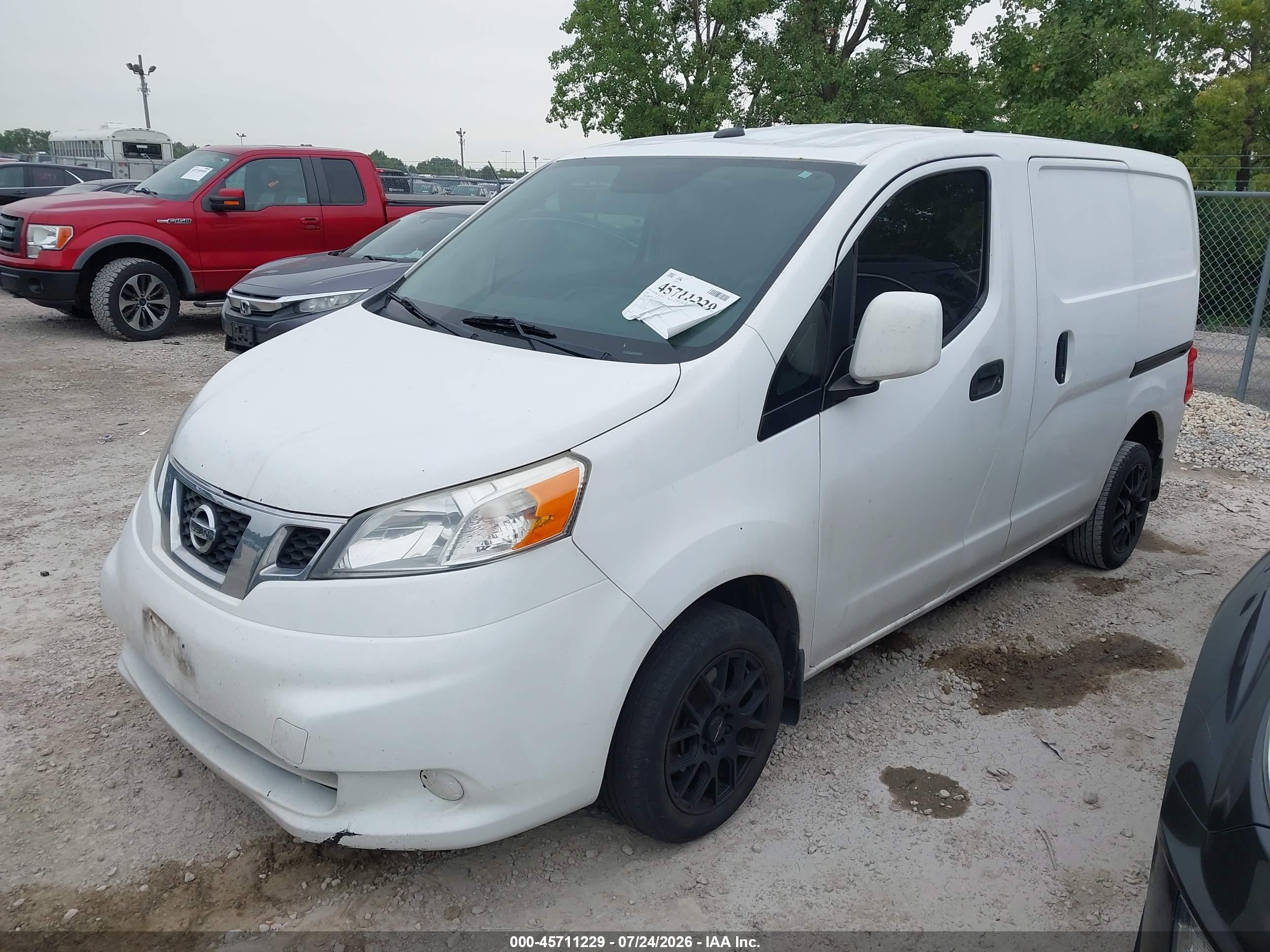 2014 Nissan Nv200 S/sv White vin: 3N6CM0KN2EK693290