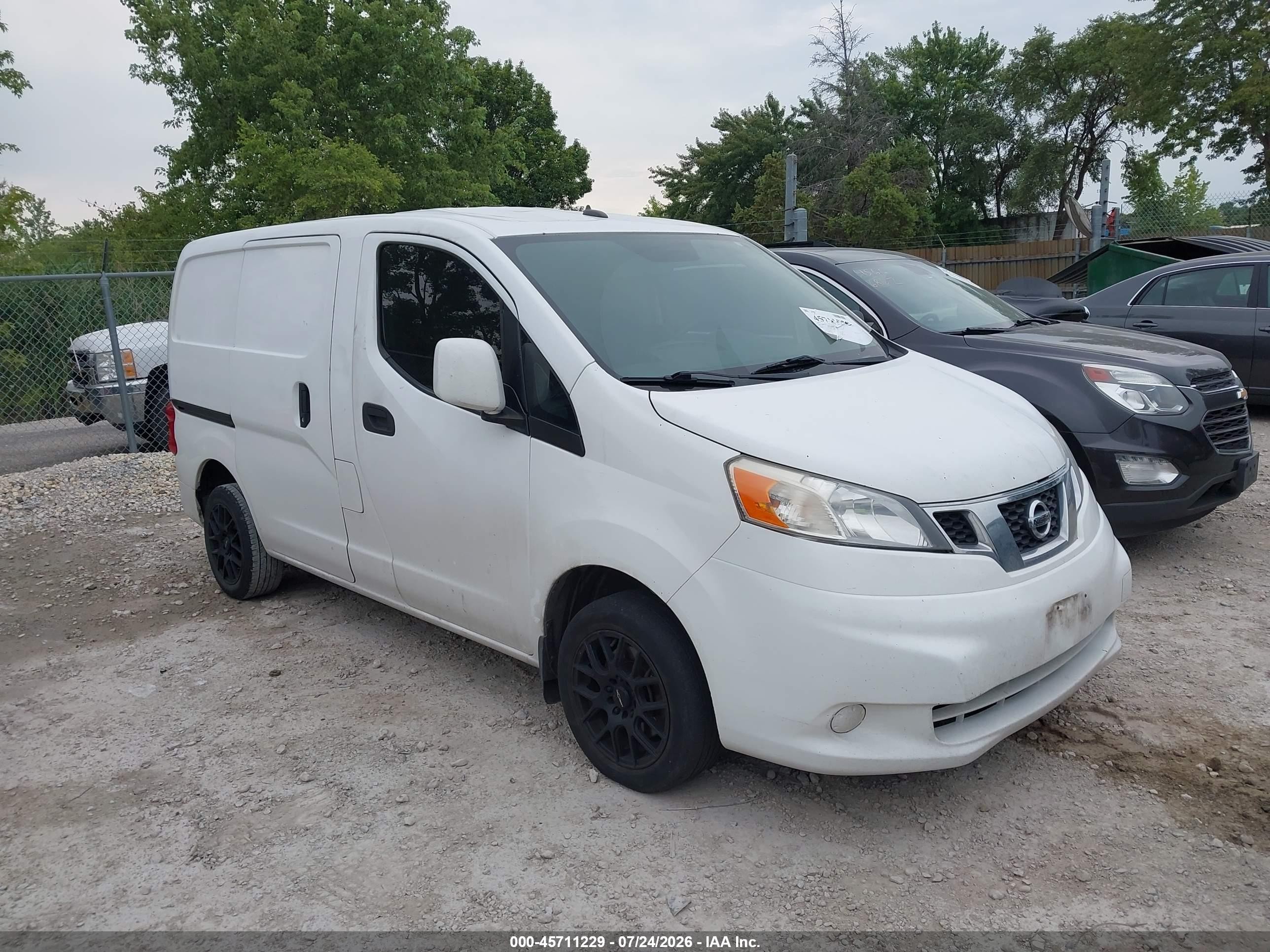 2014 Nissan Nv200 S/sv White vin: 3N6CM0KN2EK693290