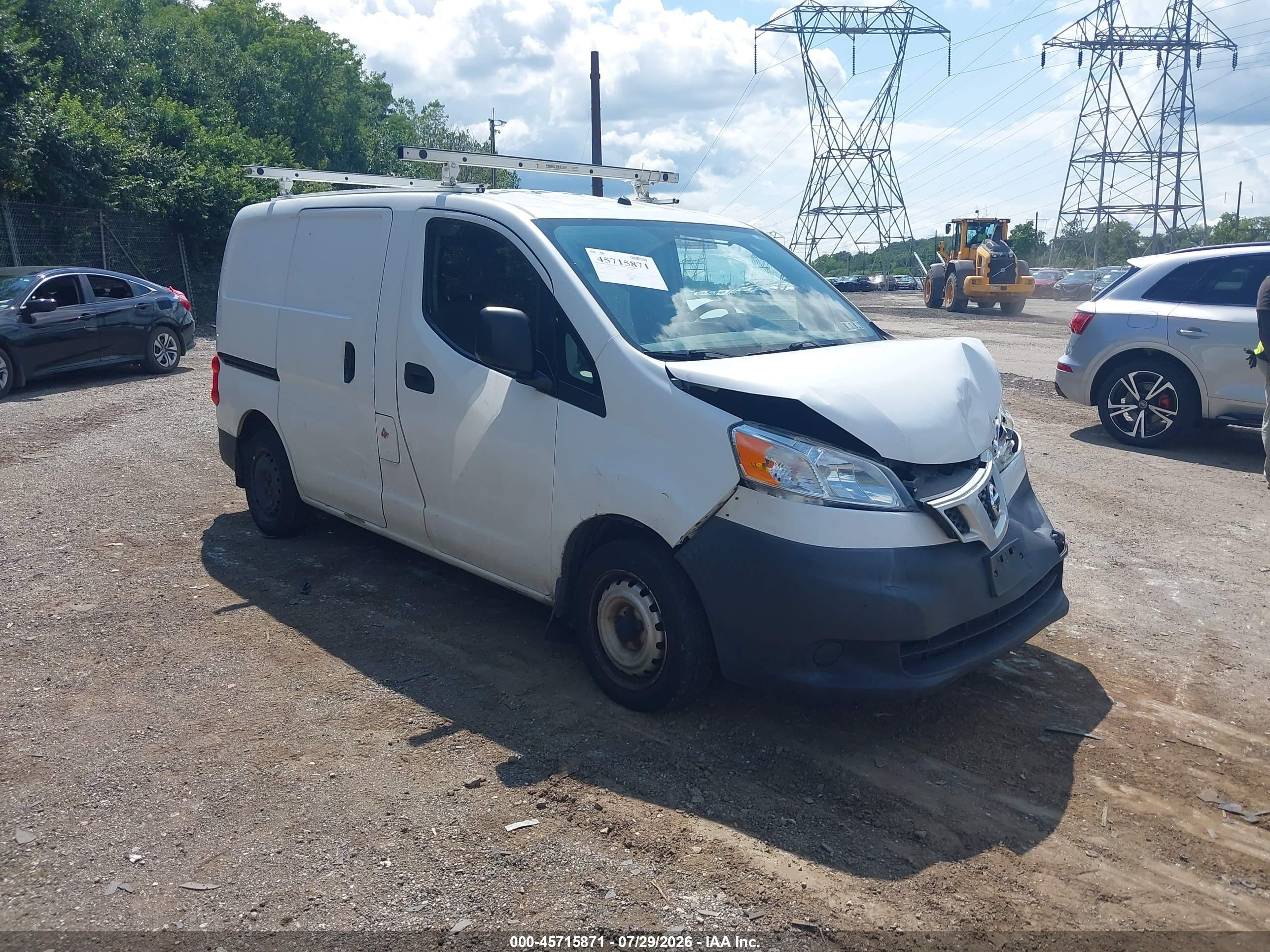 2014 Nissan Nv200 Sv White vin: 3N6CM0KN2EK700643