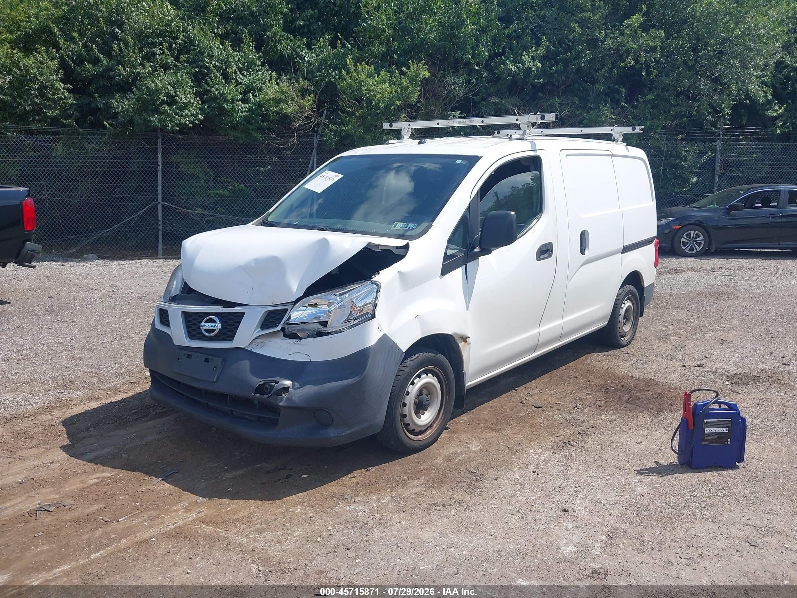 2014 Nissan Nv200 Sv White vin: 3N6CM0KN2EK700643