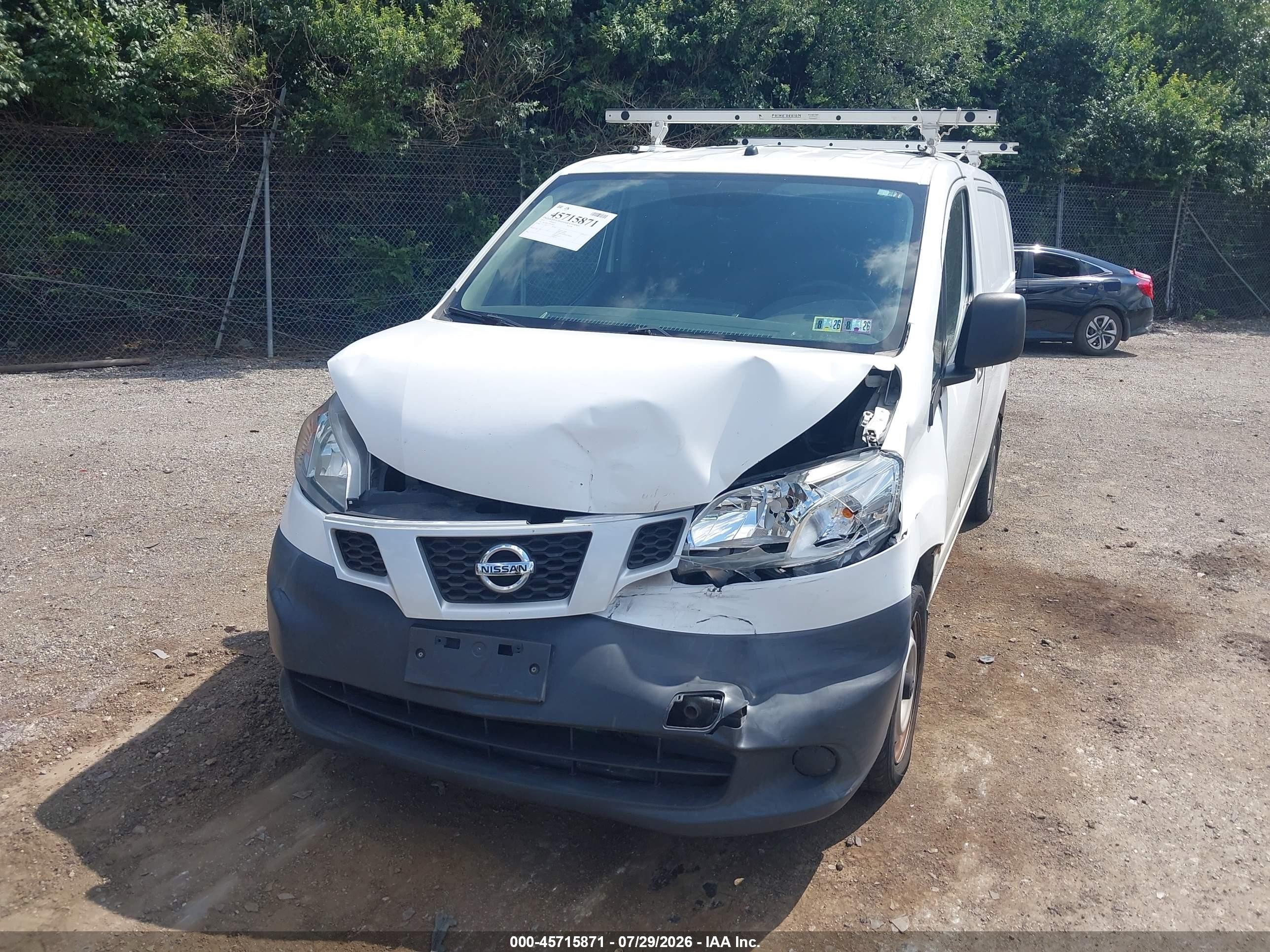 2014 Nissan Nv200 Sv White vin: 3N6CM0KN2EK700643