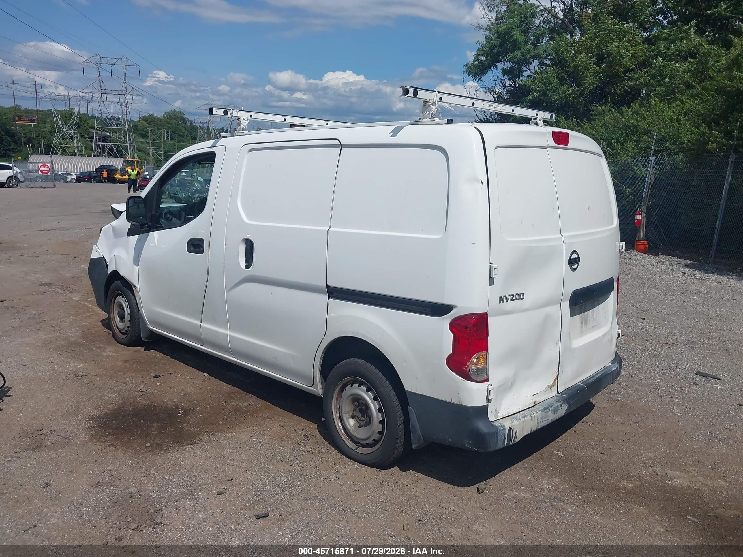 2014 Nissan Nv200 Sv White vin: 3N6CM0KN2EK700643