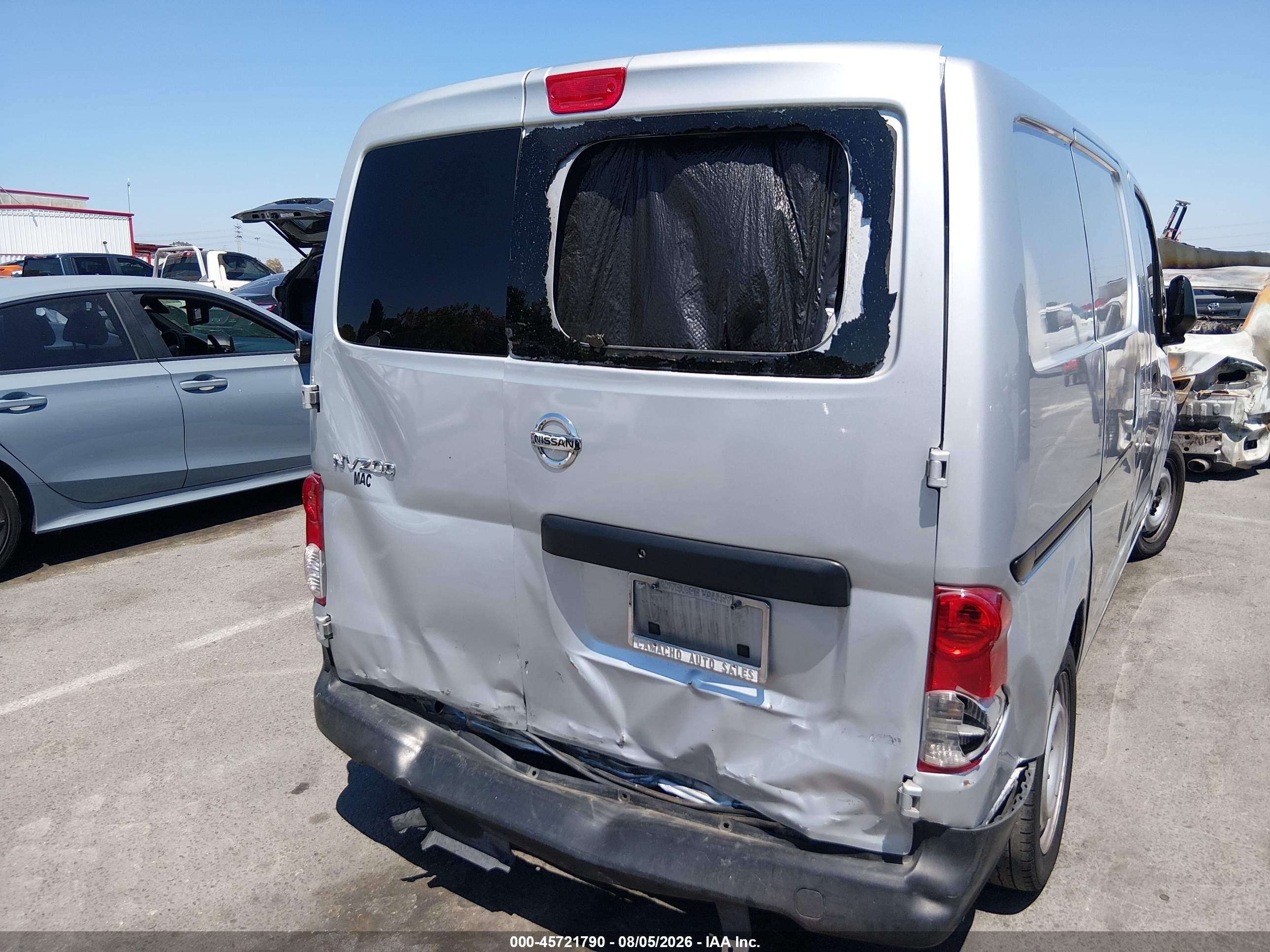 2015 Nissan Nv200 S Серебряный vin: 3N6CM0KN2FK691153