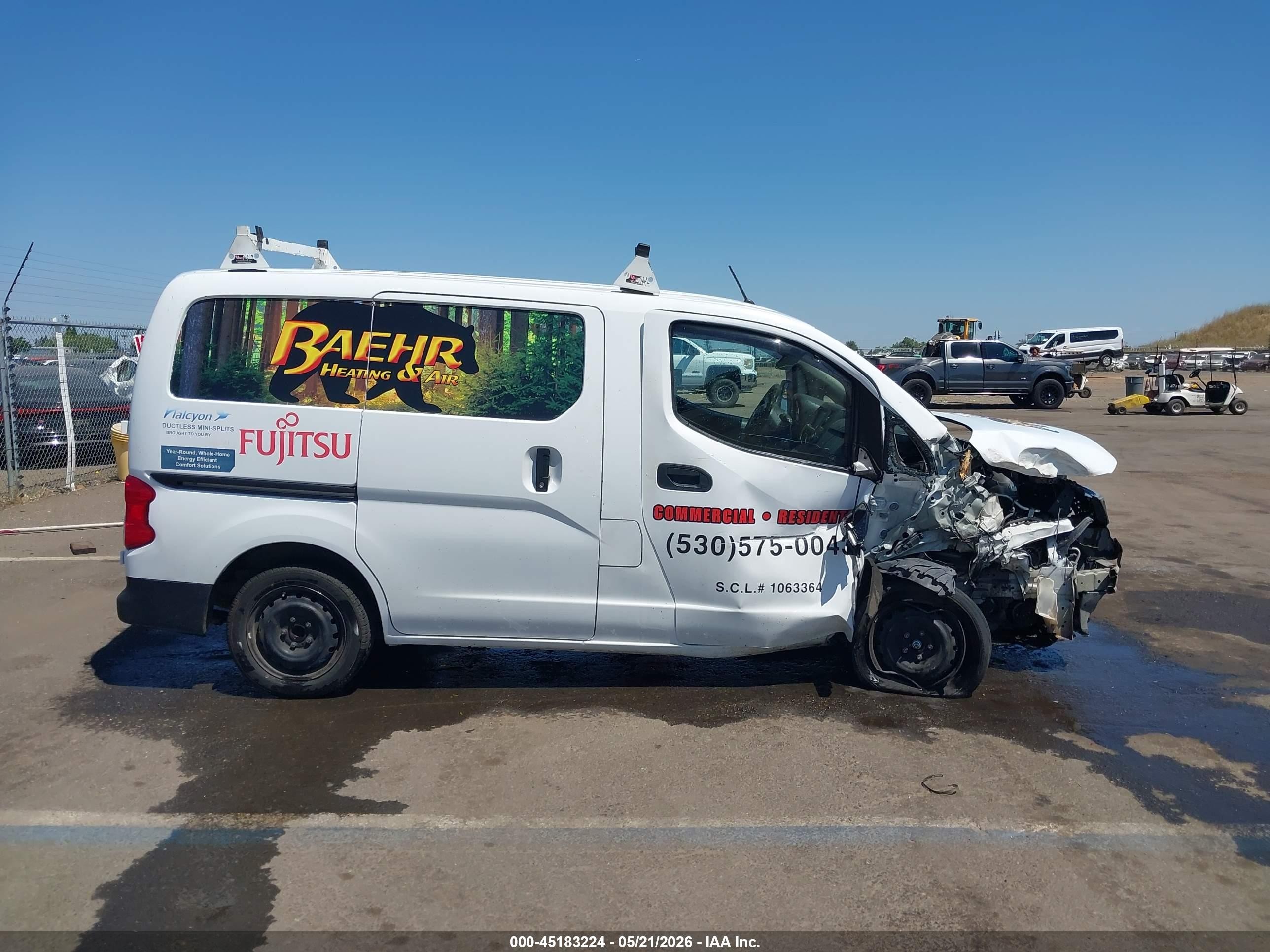 2017 Nissan Nv200 S/sv White vin: 3N6CM0KN2HK691494