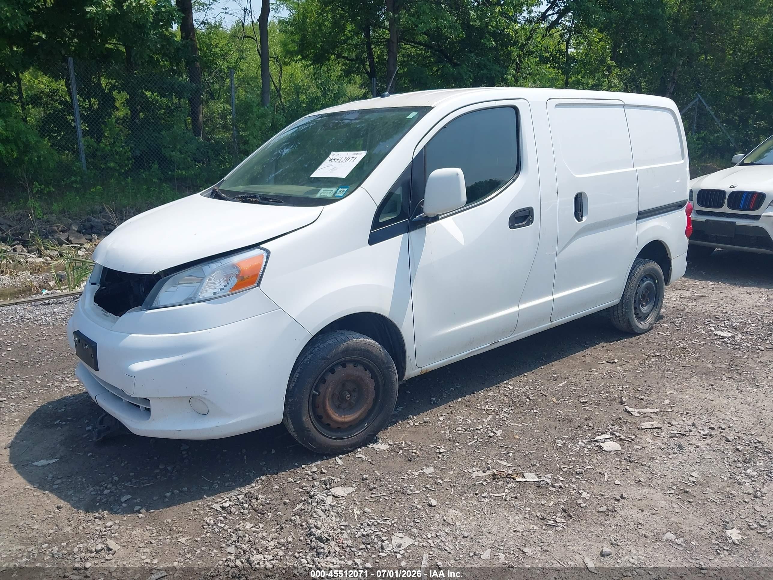 2014 Nissan Nv200 Sv White vin: 3N6CM0KN3EK698658