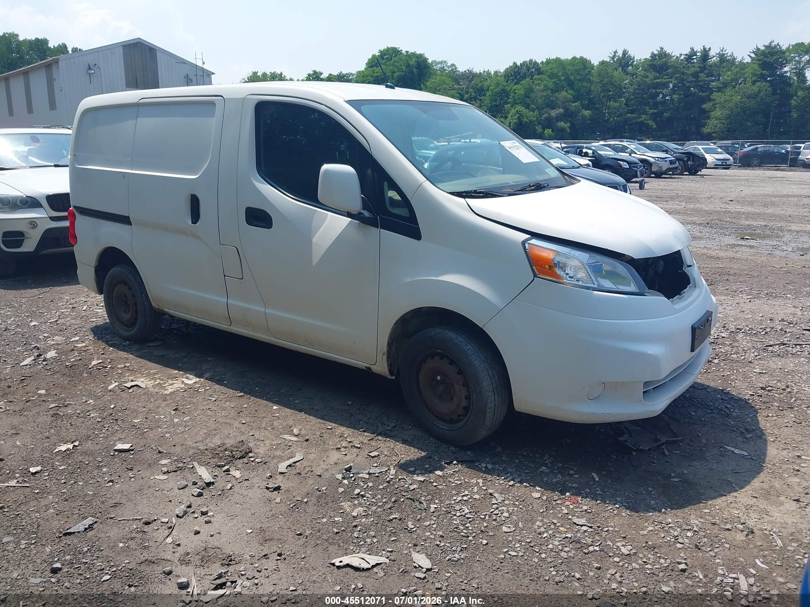 2014 Nissan Nv200 Sv White vin: 3N6CM0KN3EK698658