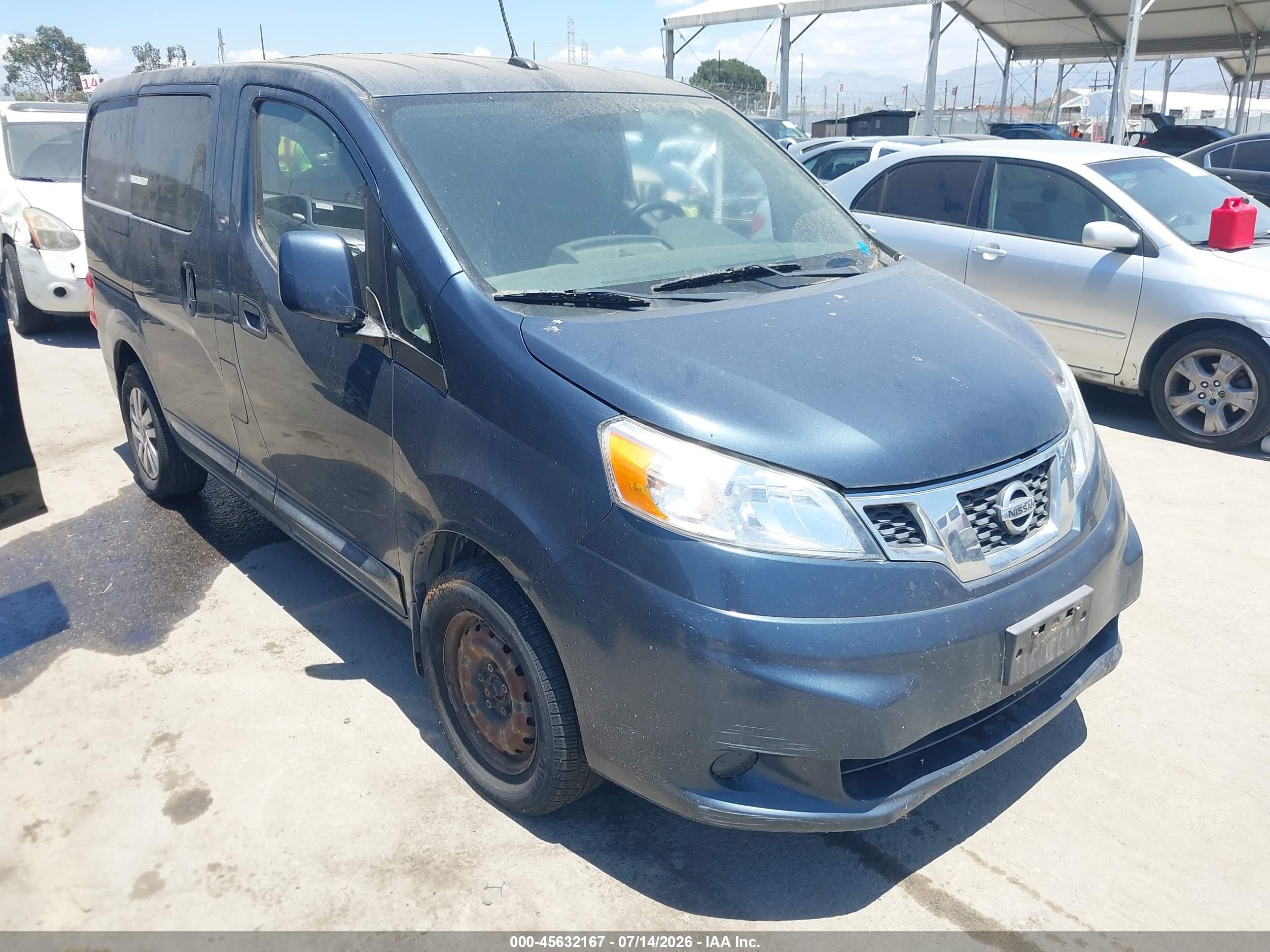 2015 Nissan Nv200 Sv Blue vin: 3N6CM0KN3FK700460