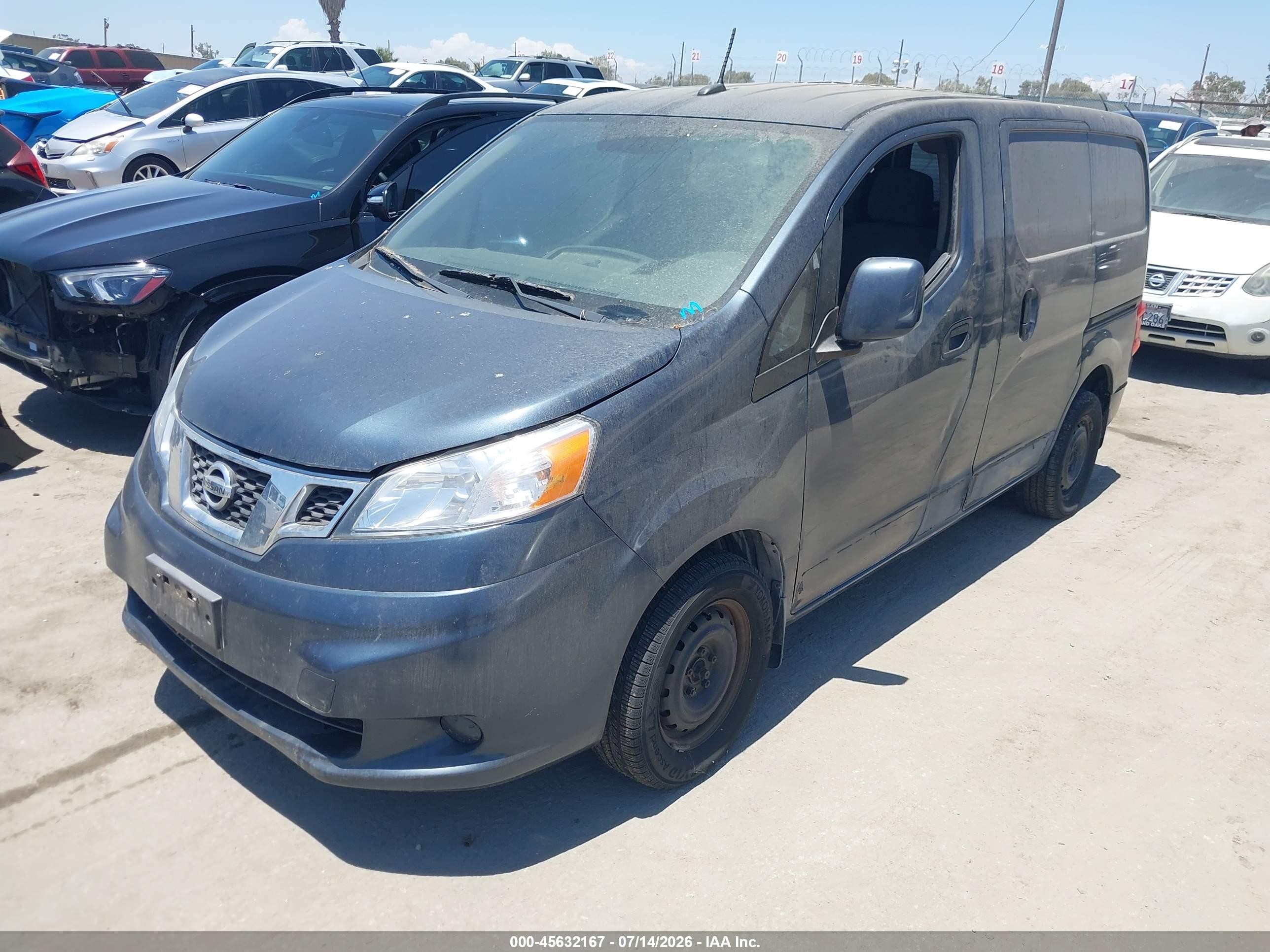 2015 Nissan Nv200 Sv Blue vin: 3N6CM0KN3FK700460
