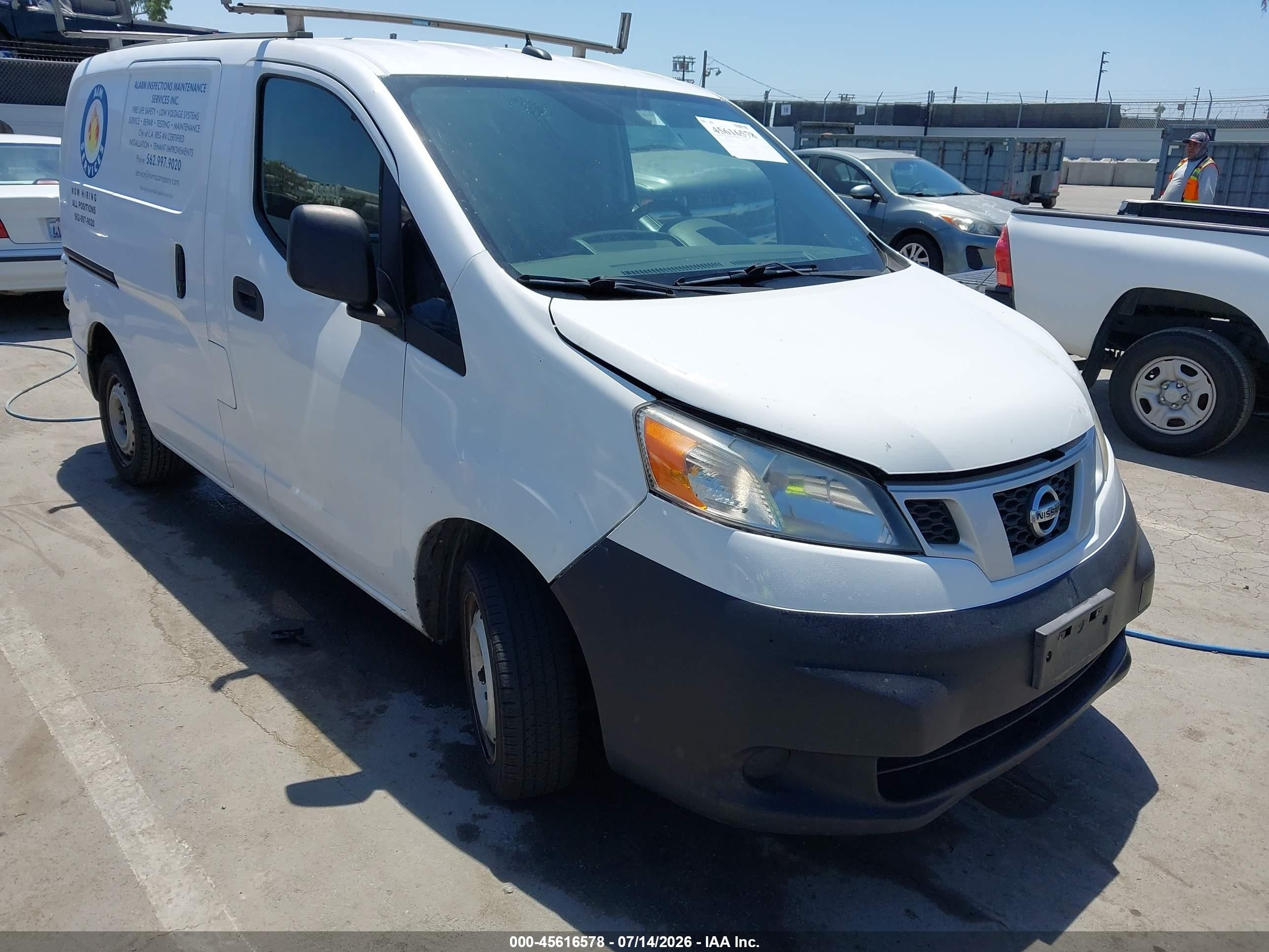 2013 Nissan Nv200 Sv White vin: 3N6CM0KN4DK690616
