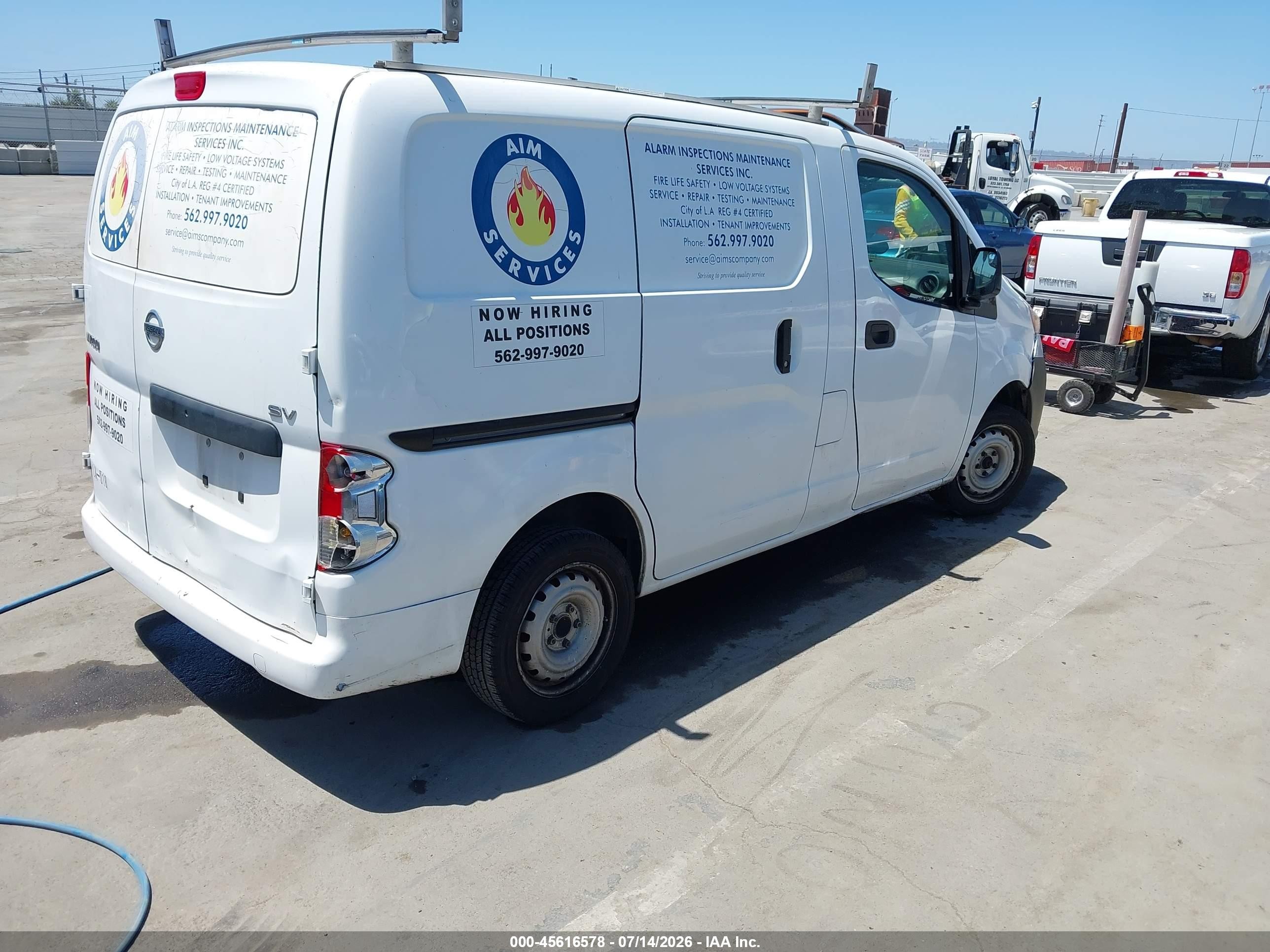 2013 Nissan Nv200 Sv White vin: 3N6CM0KN4DK690616