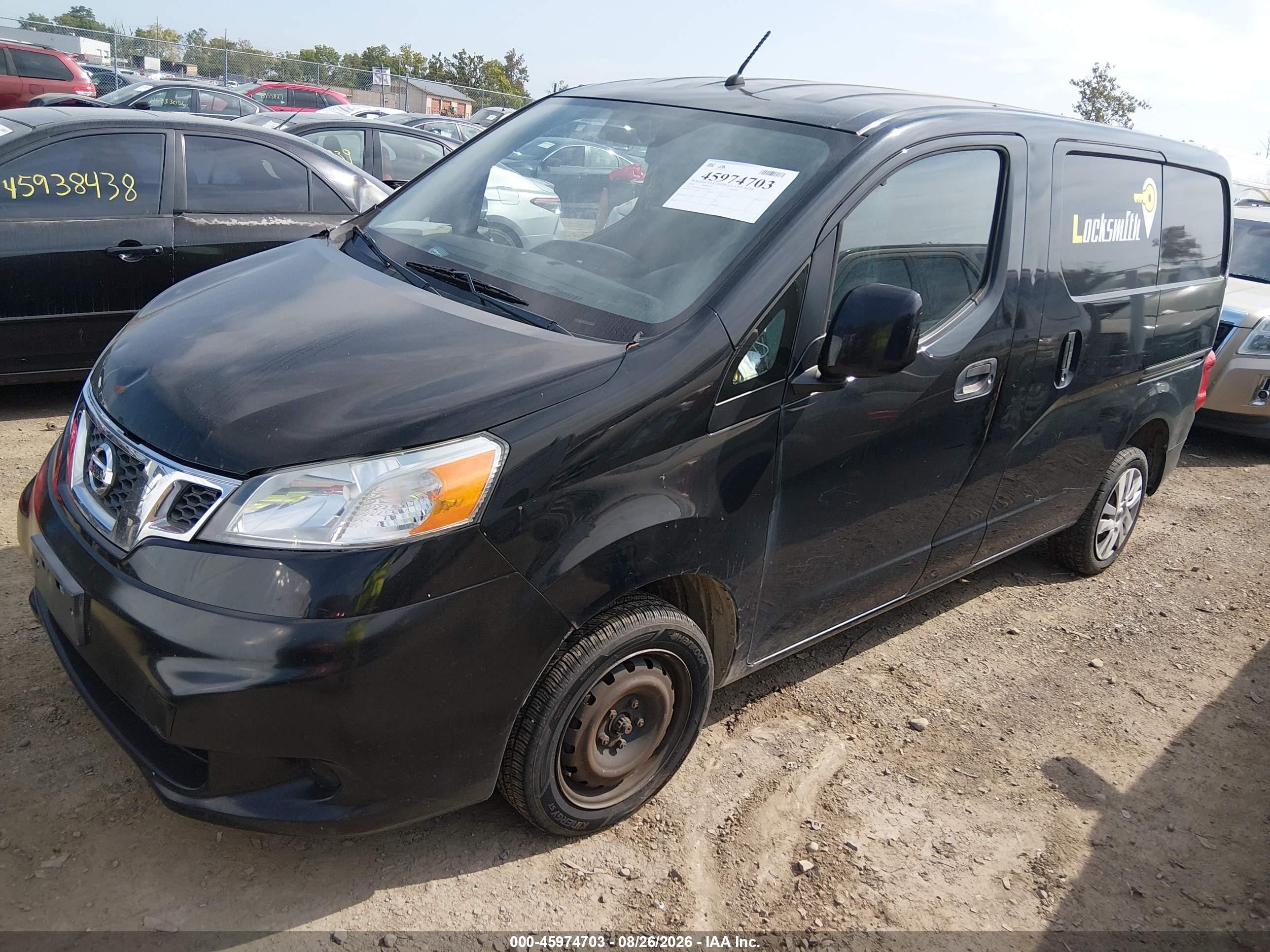 2014 Nissan Nv200 S/sv Black vin: 3N6CM0KN4EK692657