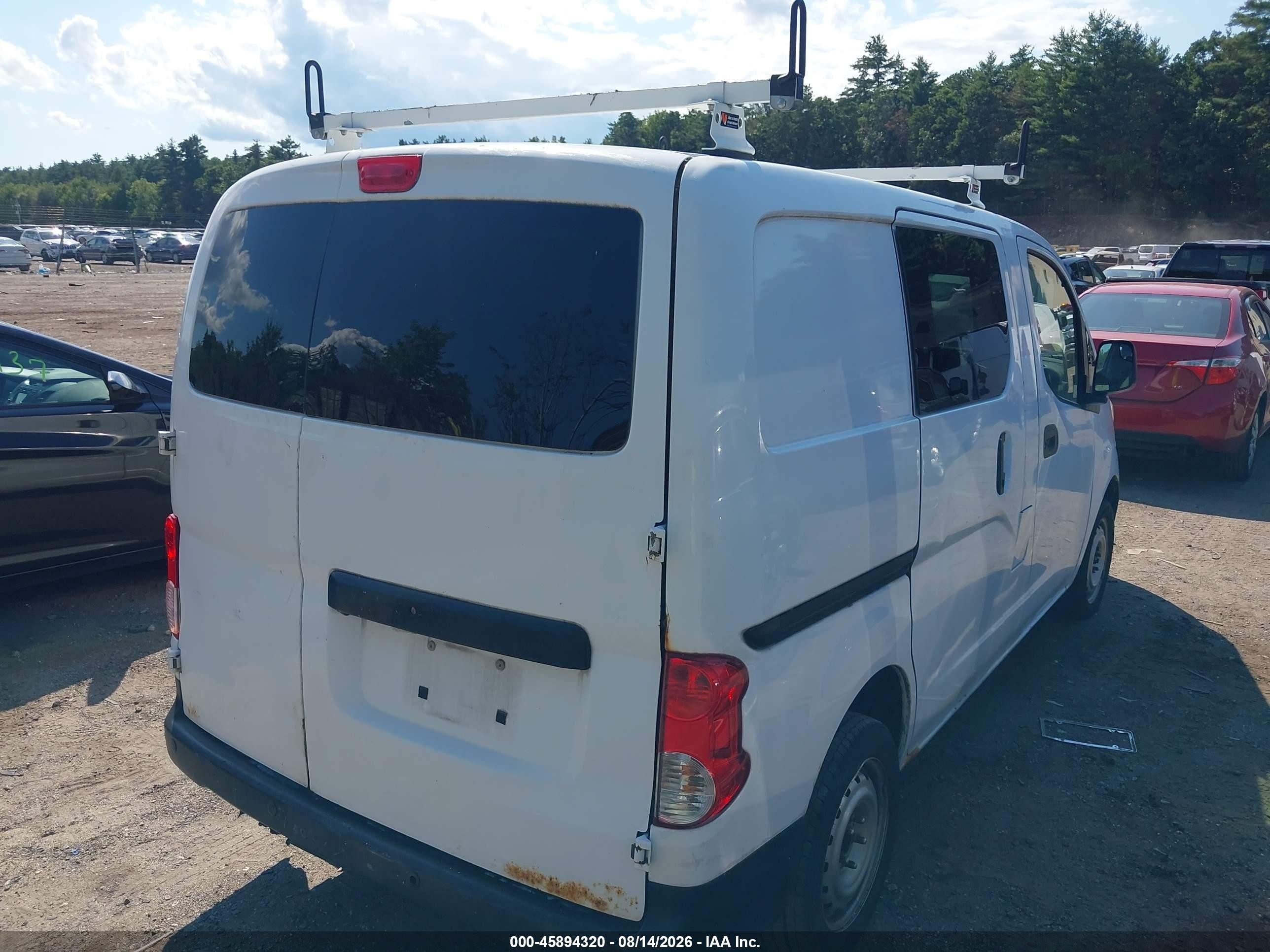 2014 Nissan Nv200 S White vin: 3N6CM0KN4EK702054