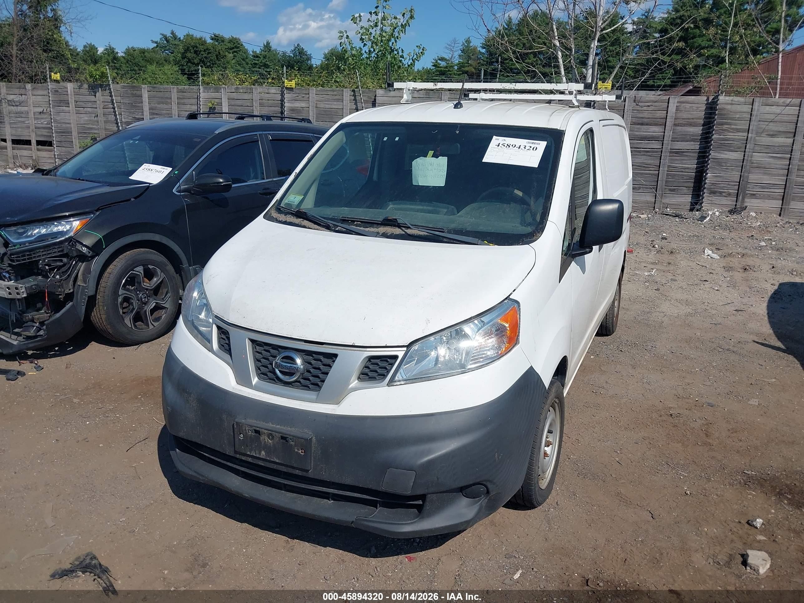 2014 Nissan Nv200 S White vin: 3N6CM0KN4EK702054