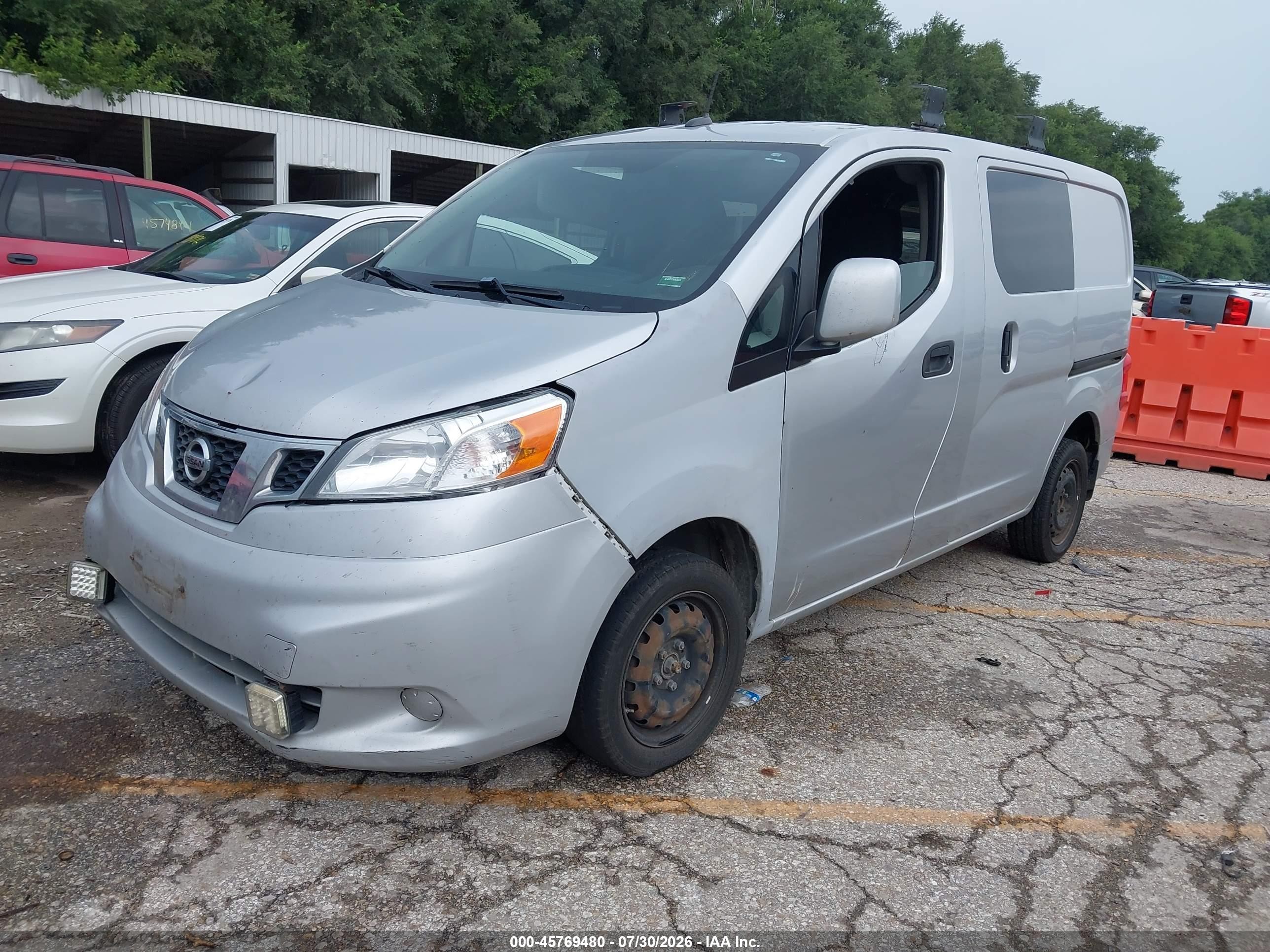 2015 Nissan Nv200 Sv Silver vin: 3N6CM0KN4FK697116