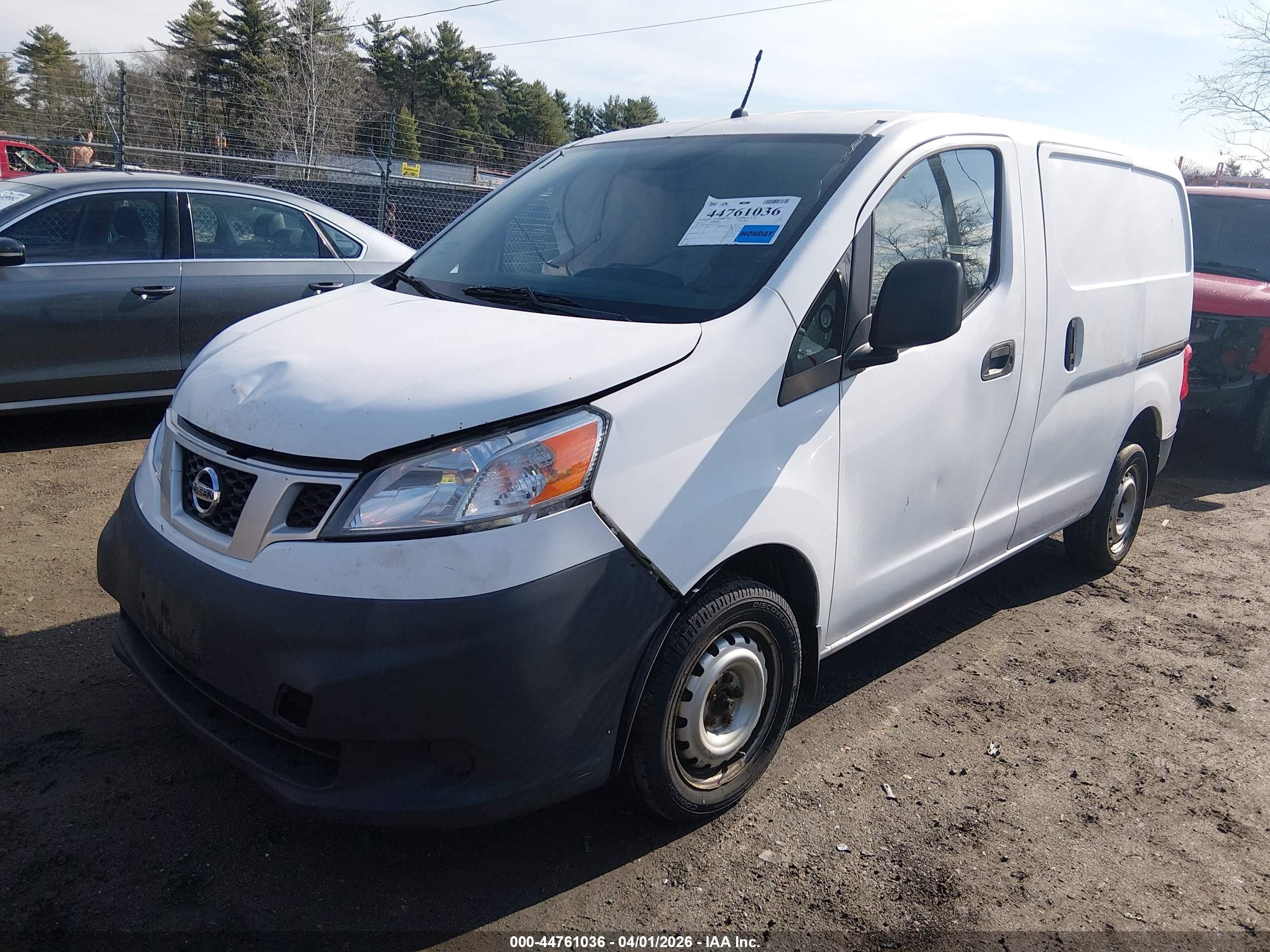 2015 Nissan Nv200 Sv White vin: 3N6CM0KN4FK703397