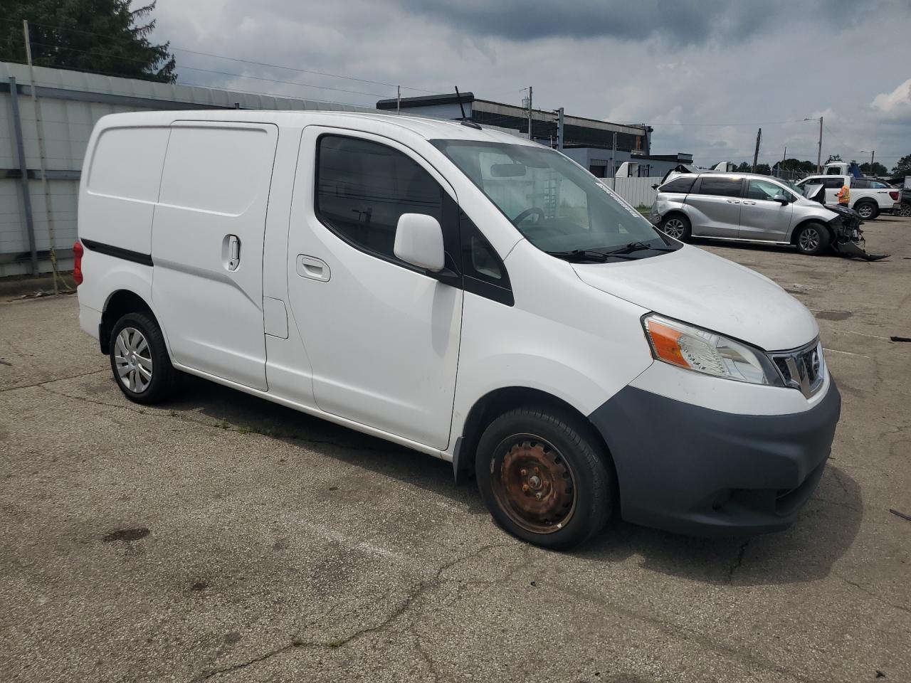 2013 Nissan Nv200 2.5s/2.5sv White vin: 3N6CM0KN5DK696571 Damage: Front Bumper Cover Upper, Scraped, 1 To 2 Inches