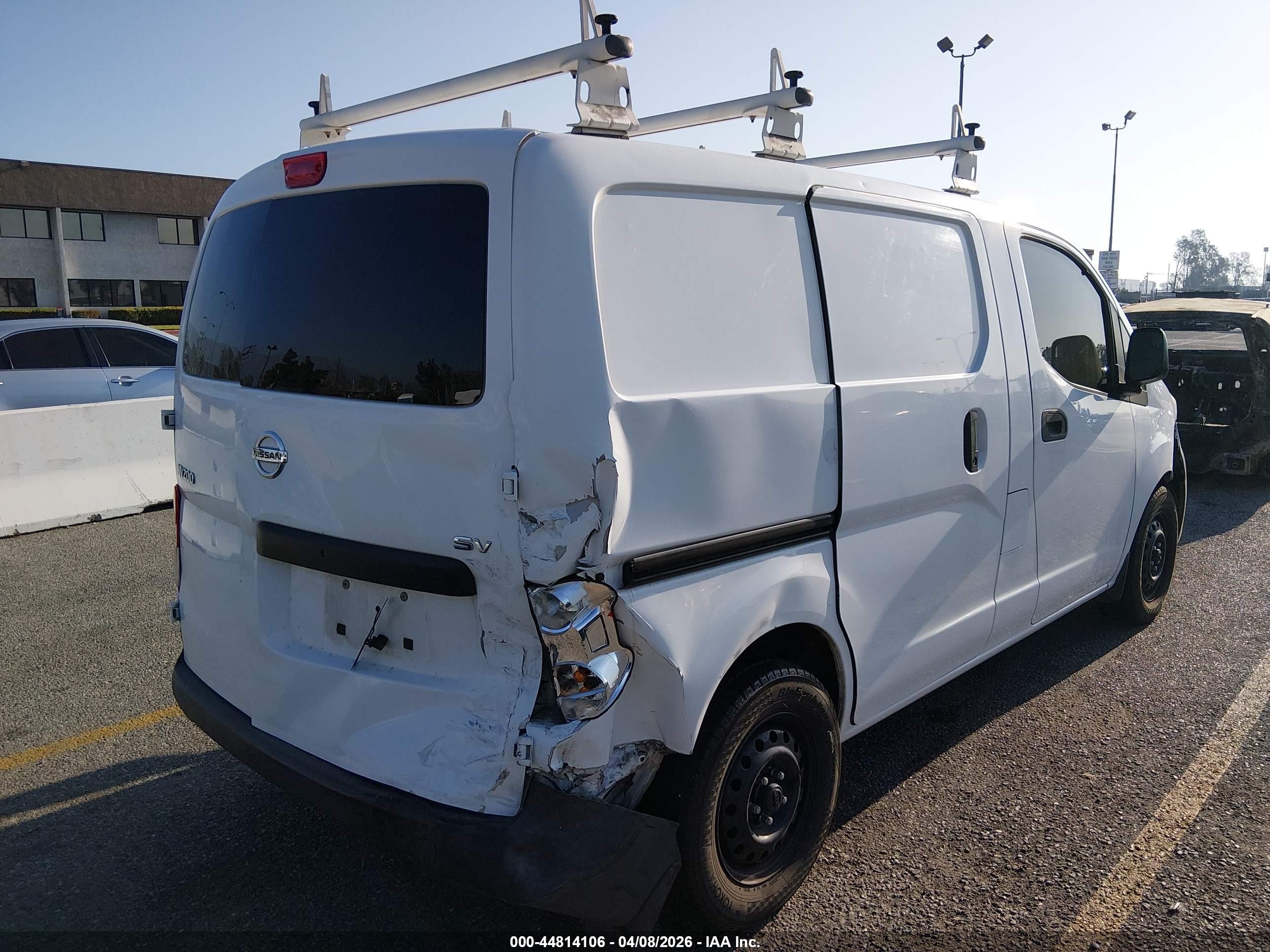 2014 Nissan Nv200 Sv White vin: 3N6CM0KN5EK702144