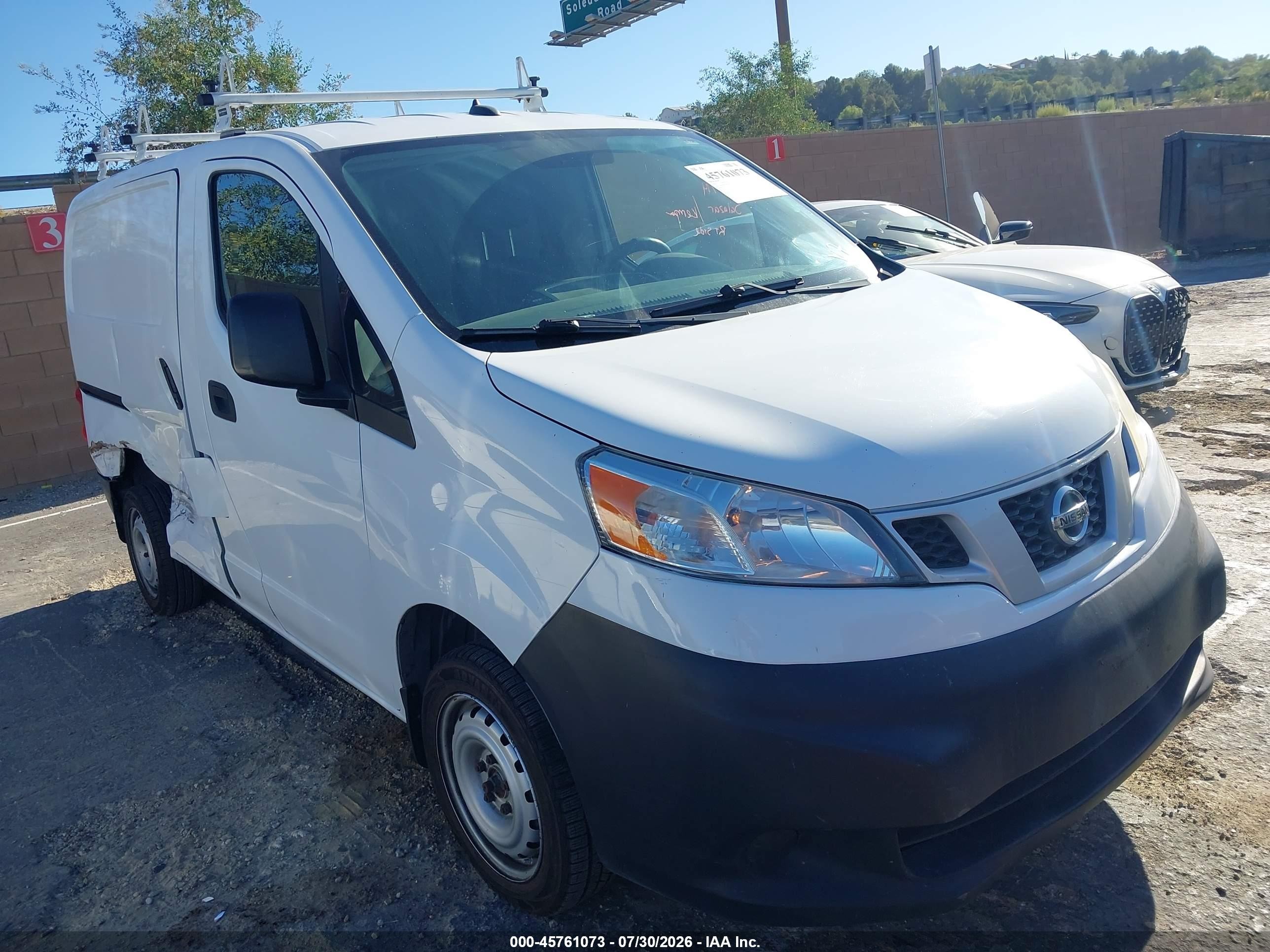 2015 Nissan Nv200 Sv White vin: 3N6CM0KN5FK703621