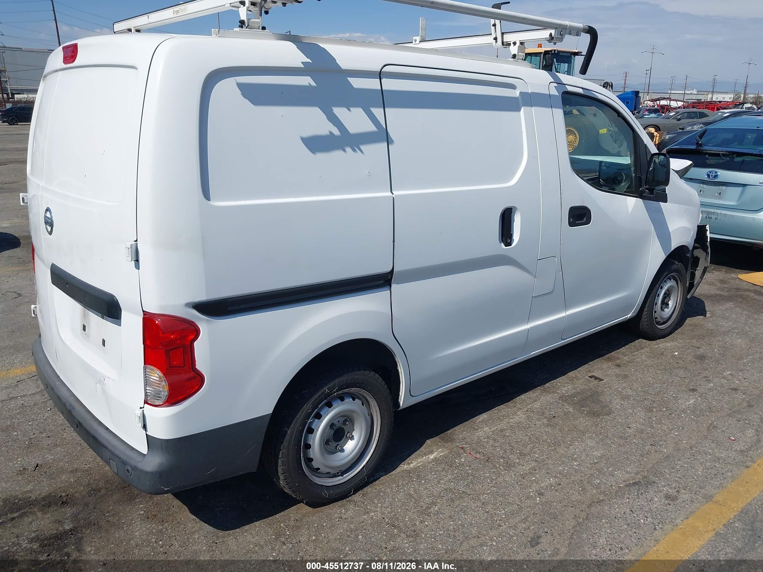 2015 Nissan Nv200 S/sv White vin: 3N6CM0KN5FK707247