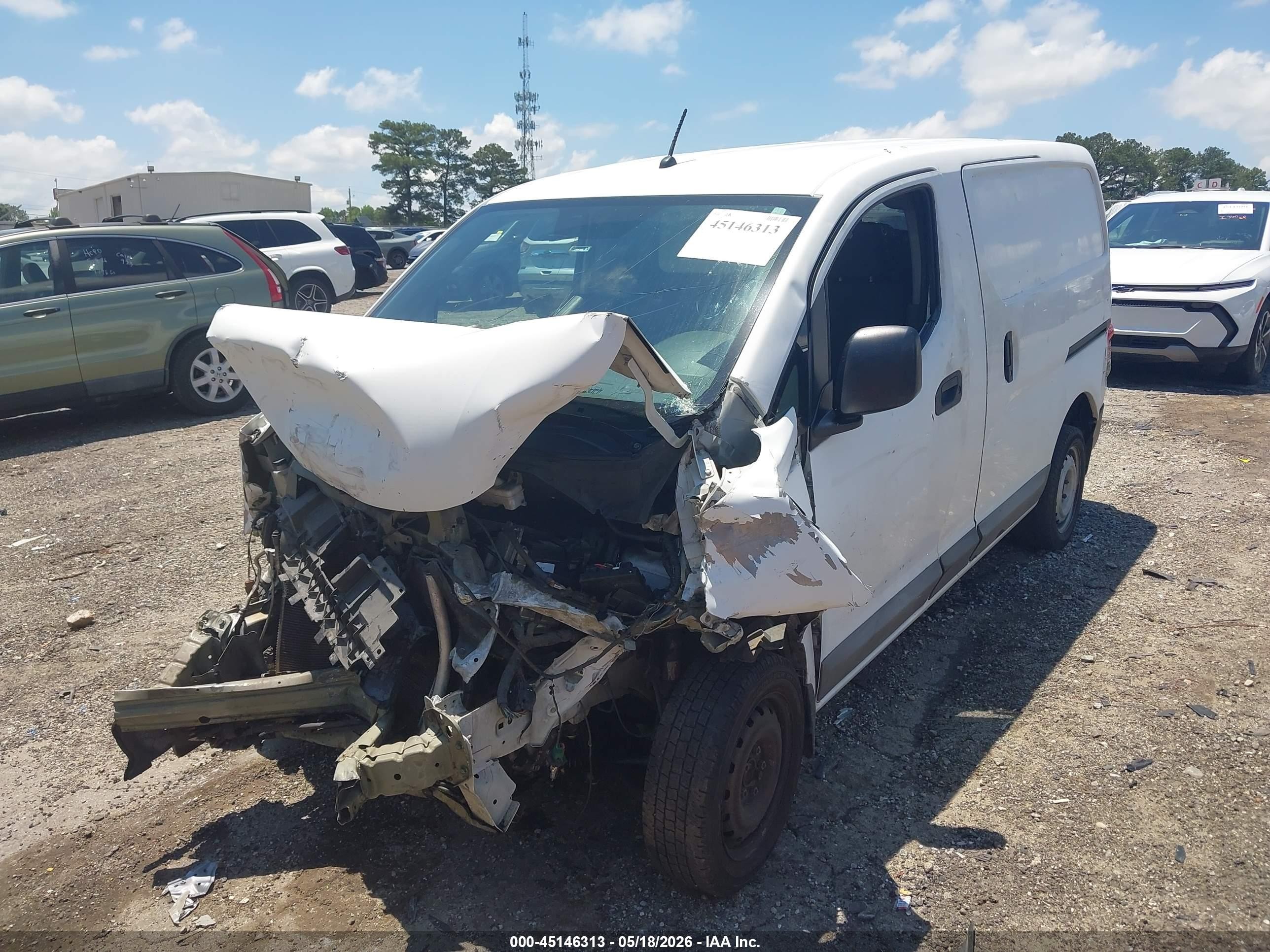 2015 Nissan Nv200 S White vin: 3N6CM0KN5FK707975