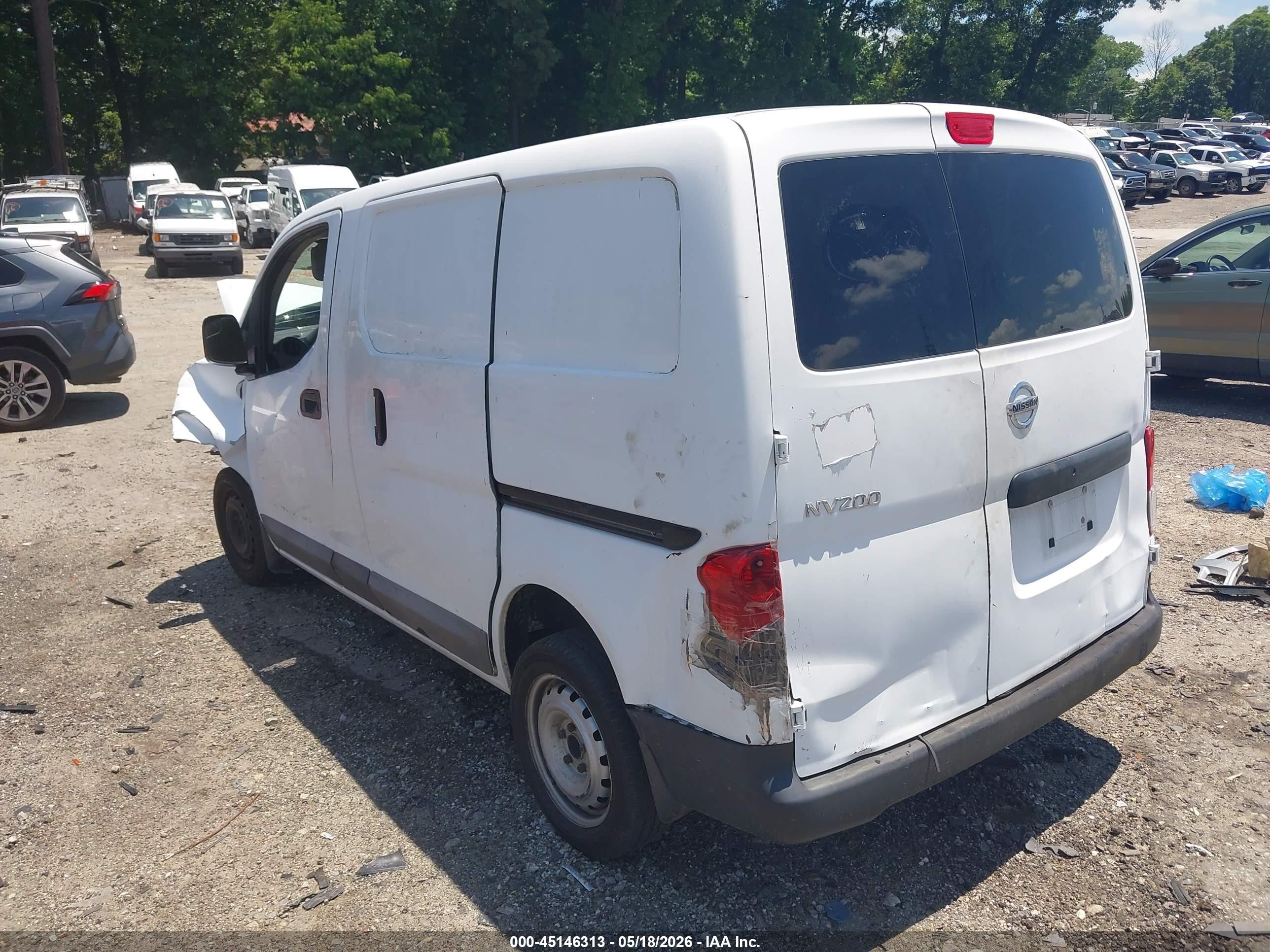 2015 Nissan Nv200 S White vin: 3N6CM0KN5FK707975