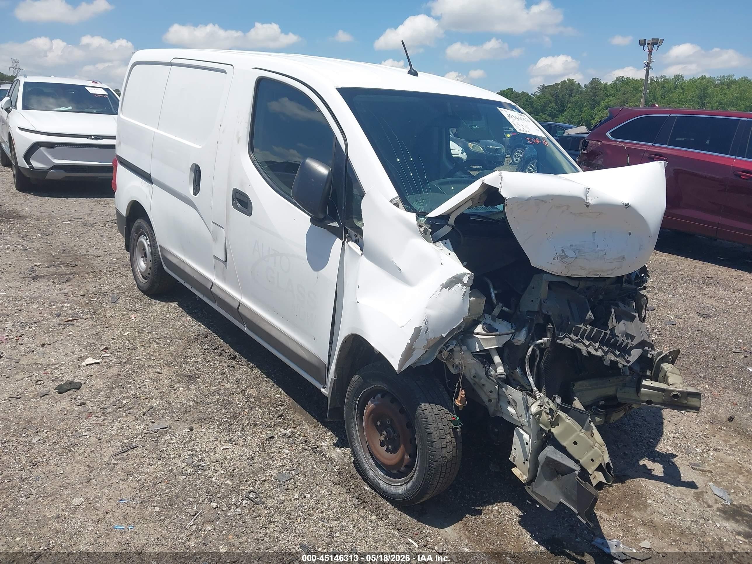2015 Nissan Nv200 S White vin: 3N6CM0KN5FK707975
