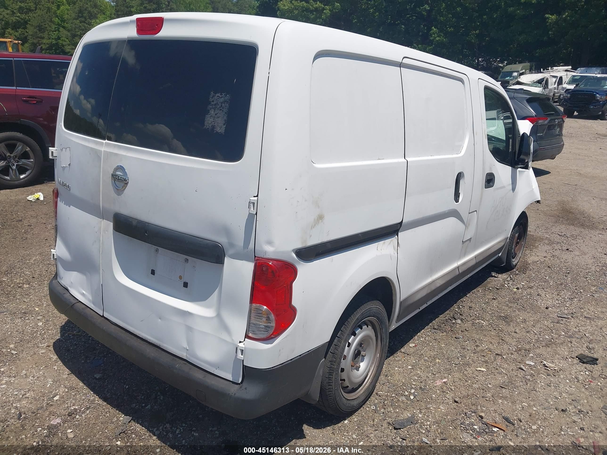 2015 Nissan Nv200 S White vin: 3N6CM0KN5FK707975