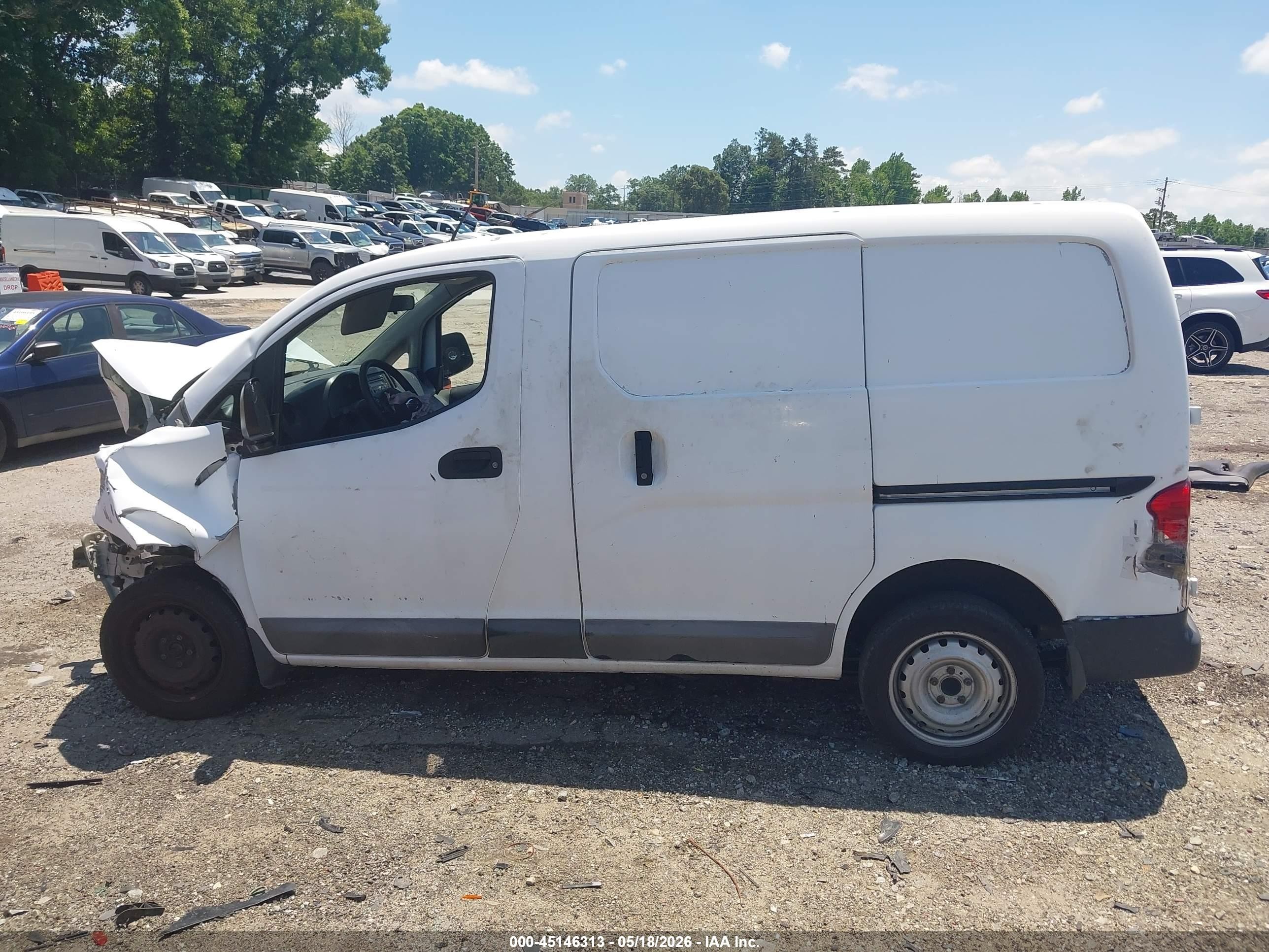 2015 Nissan Nv200 S White vin: 3N6CM0KN5FK707975
