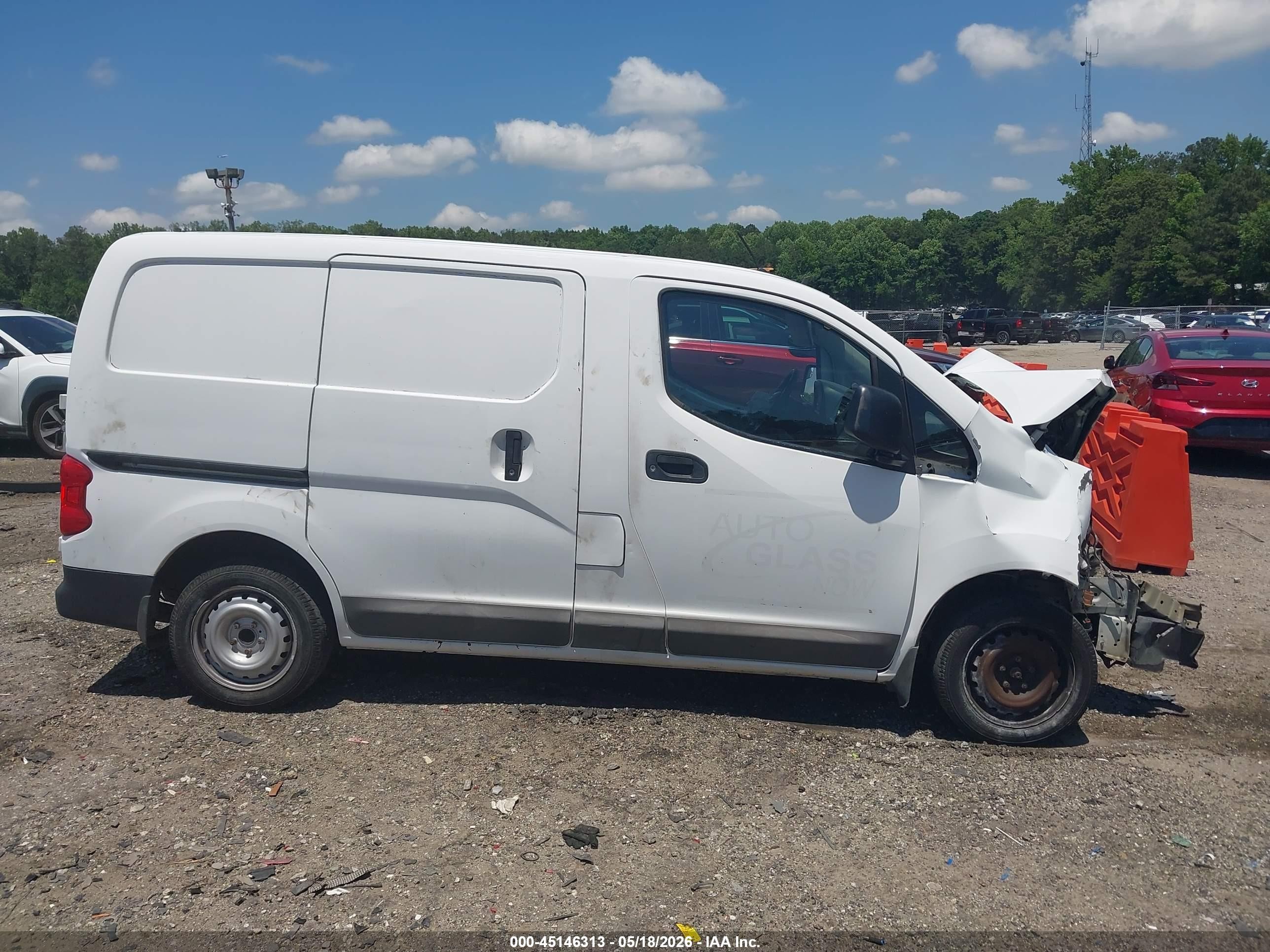 2015 Nissan Nv200 S White vin: 3N6CM0KN5FK707975