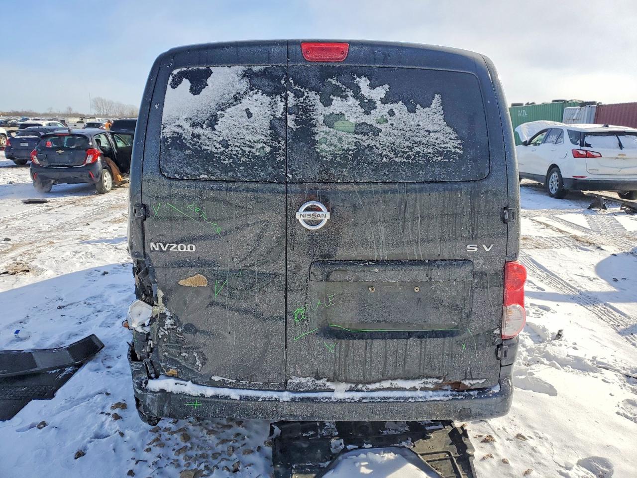 2013 Niss Nv200 2.5s Black vin: 3N6CM0KN6DK692142