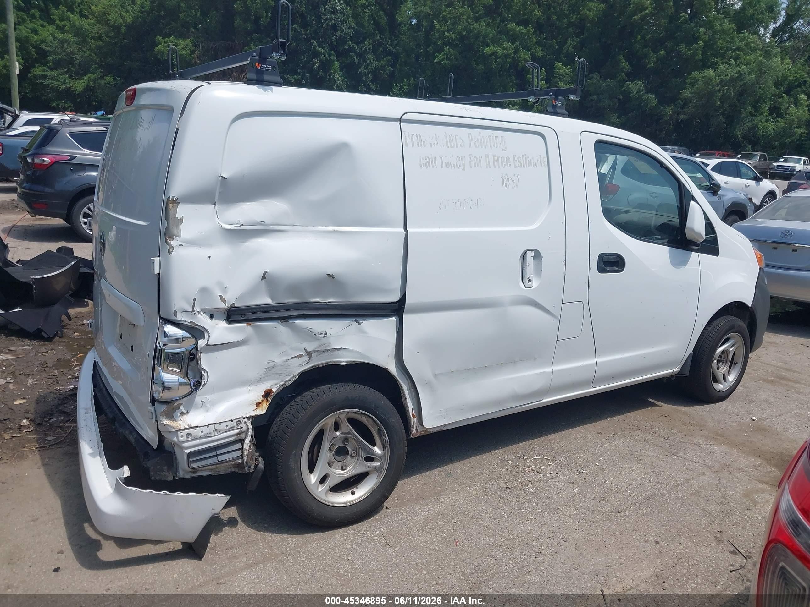 2015 Nissan Nv200 Sv White vin: 3N6CM0KN6FK705264