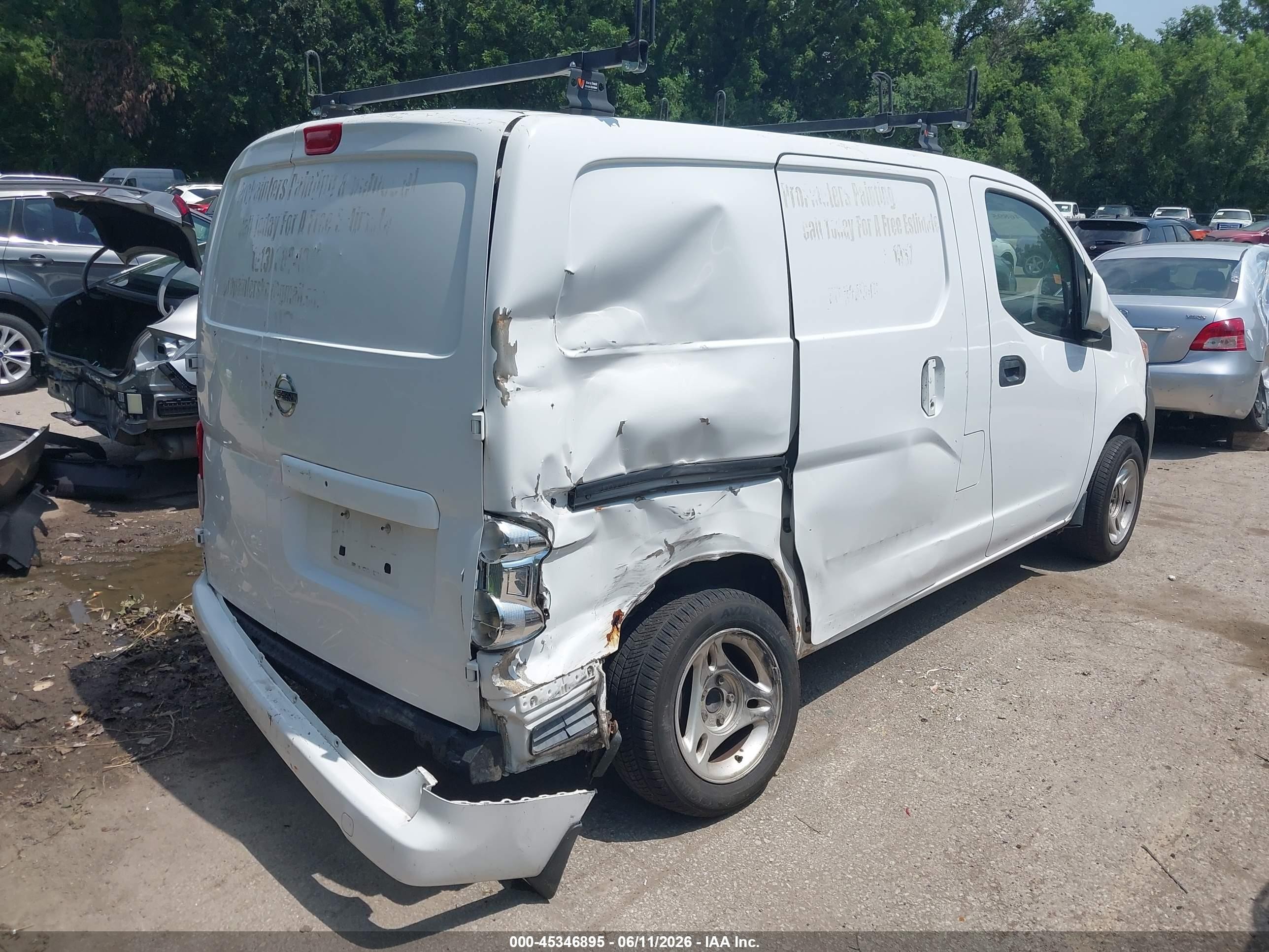 2015 Nissan Nv200 Sv White vin: 3N6CM0KN6FK705264