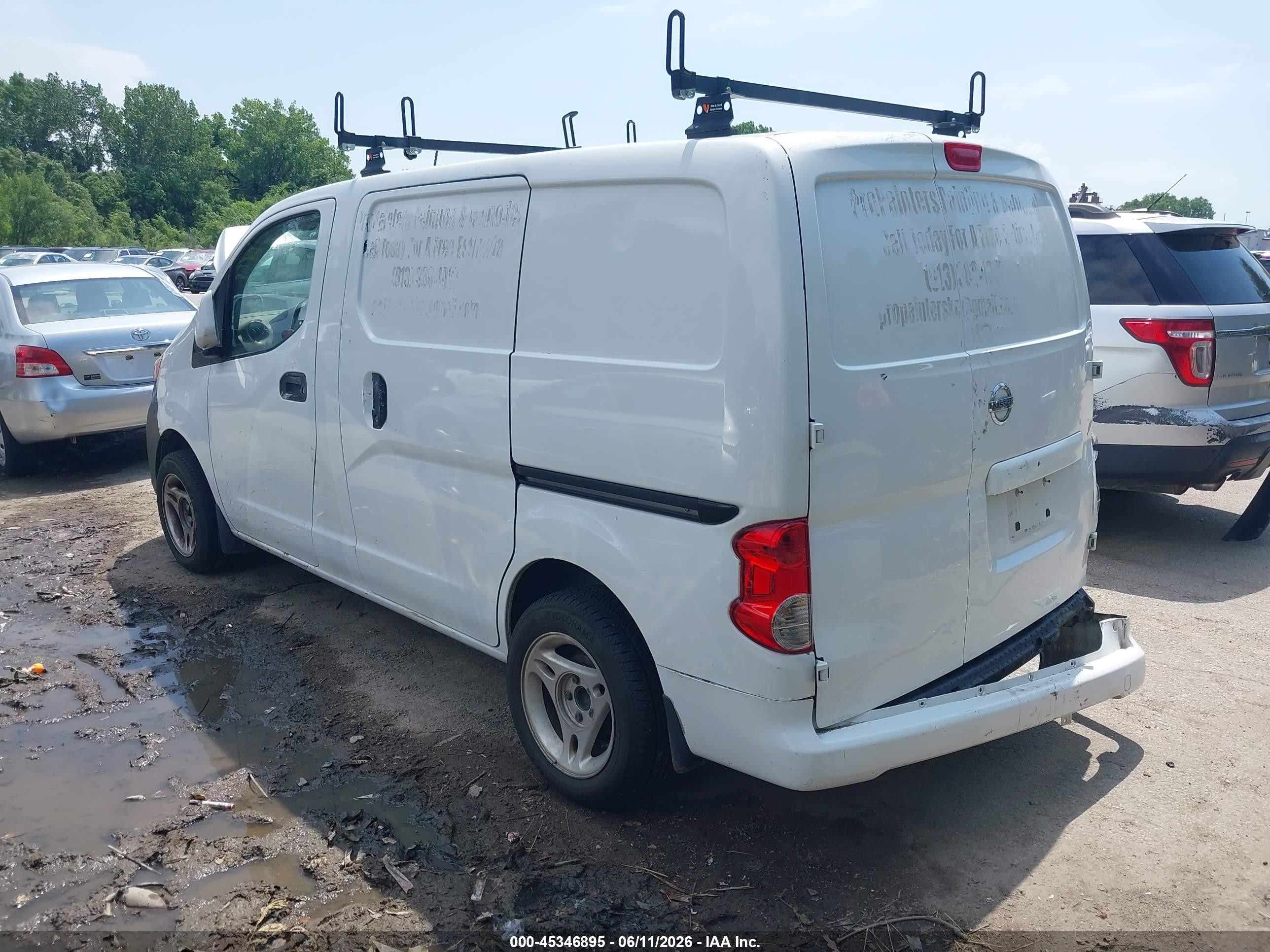 2015 Nissan Nv200 Sv White vin: 3N6CM0KN6FK705264
