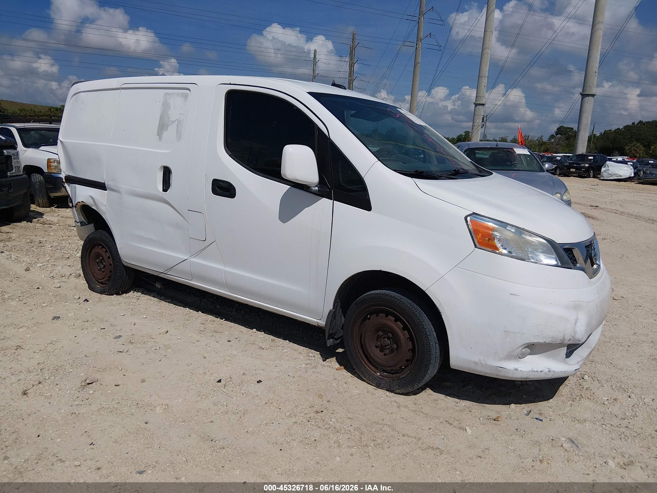 2015 Nissan Nv200 Sv White vin: 3N6CM0KN6FK718189