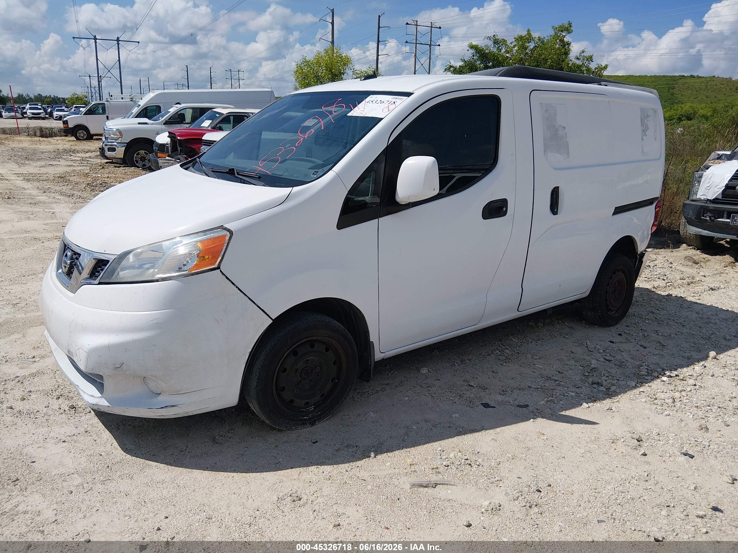 2015 Nissan Nv200 Sv White vin: 3N6CM0KN6FK718189