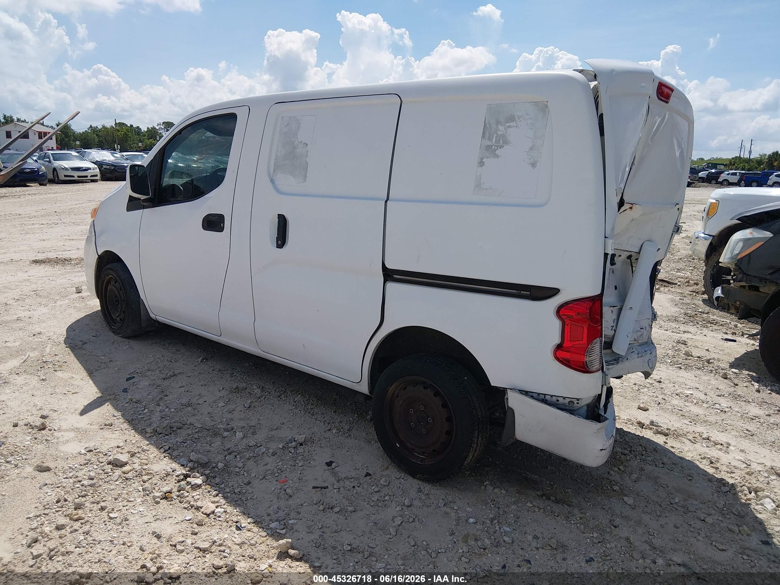 2015 Nissan Nv200 Sv White vin: 3N6CM0KN6FK718189