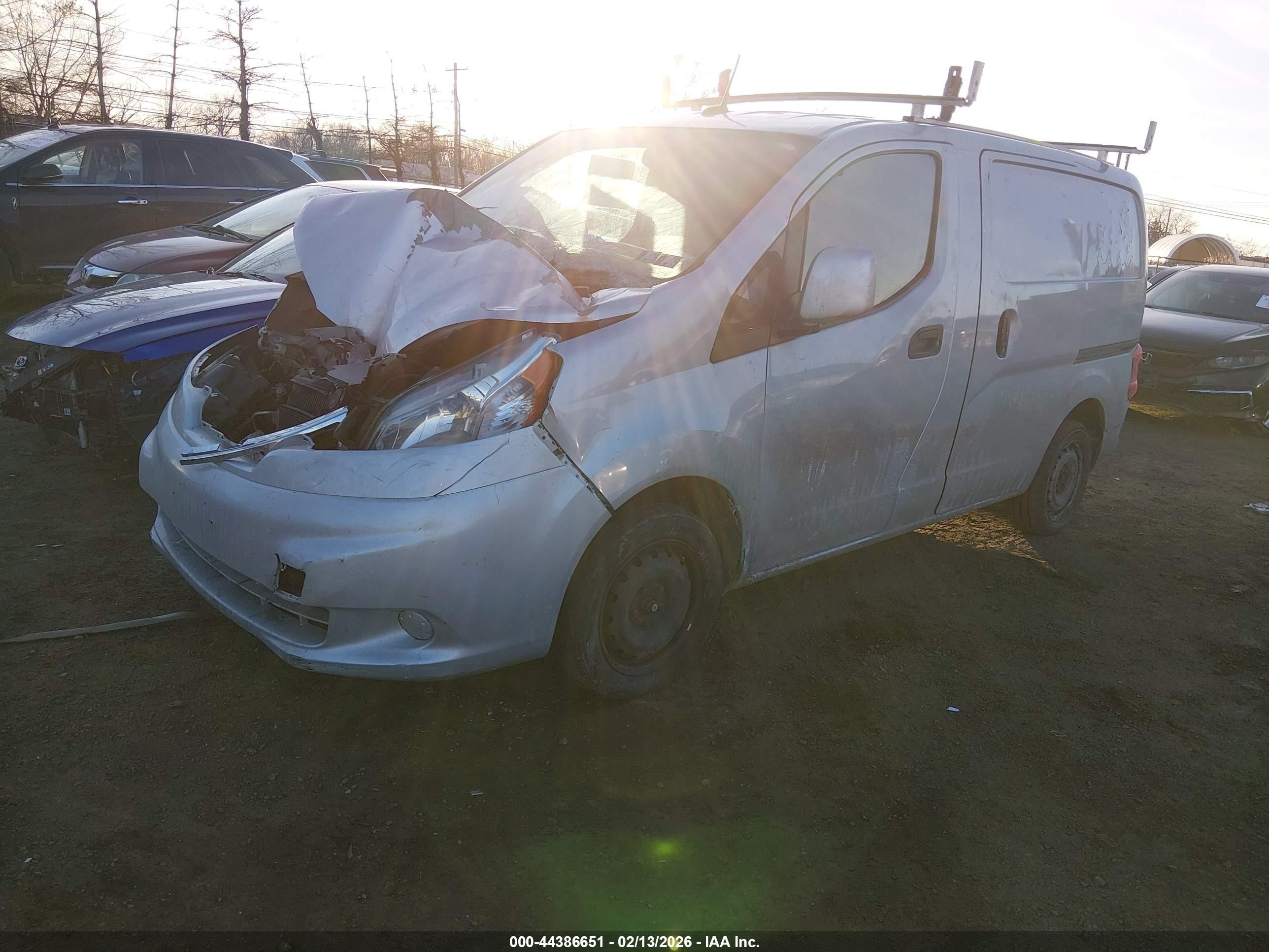 2014 Nissan Nv200 S/sv Silver vin: 3N6CM0KN7EK692264
