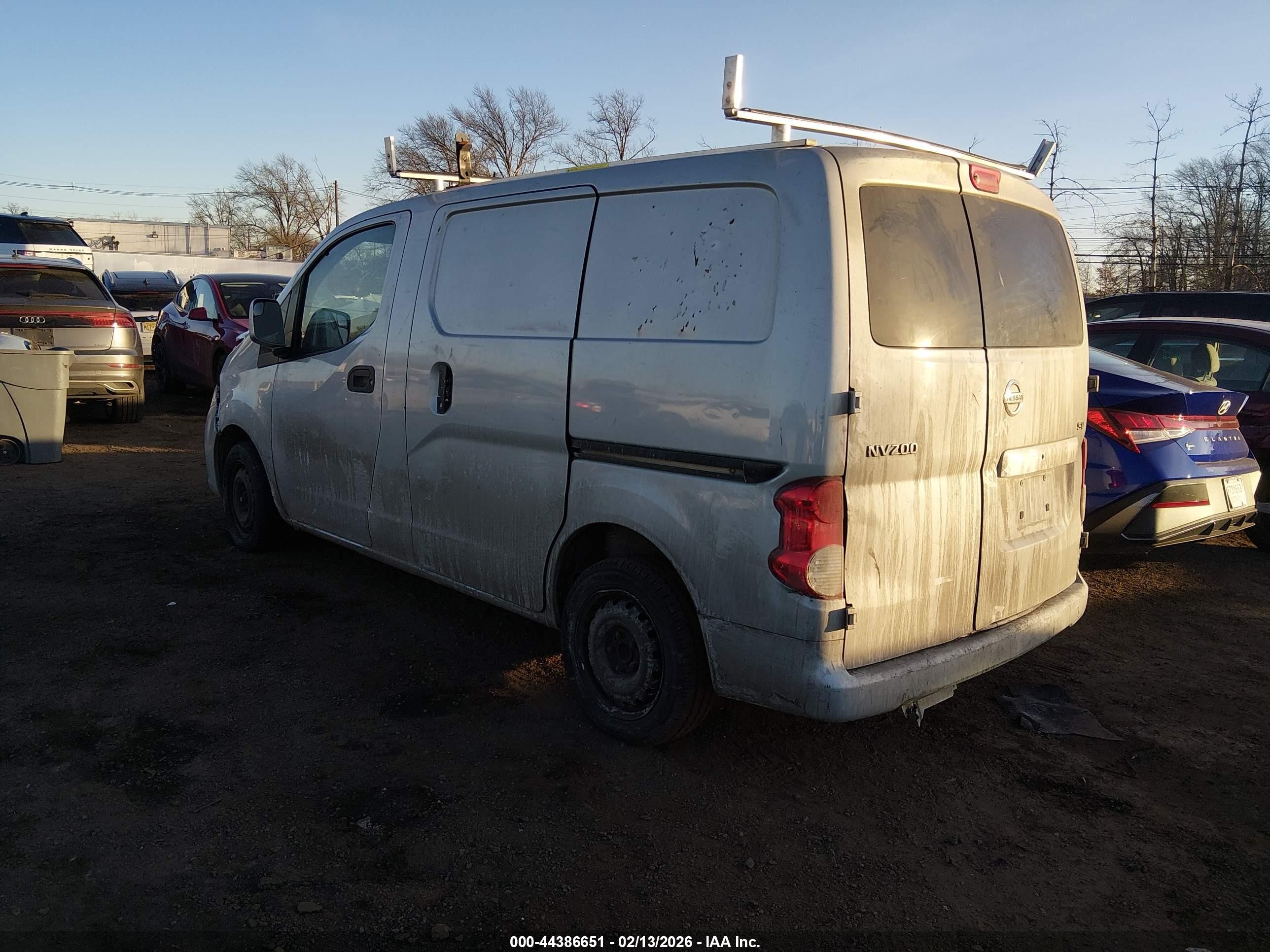 2014 Nissan Nv200 S/sv Silver vin: 3N6CM0KN7EK692264