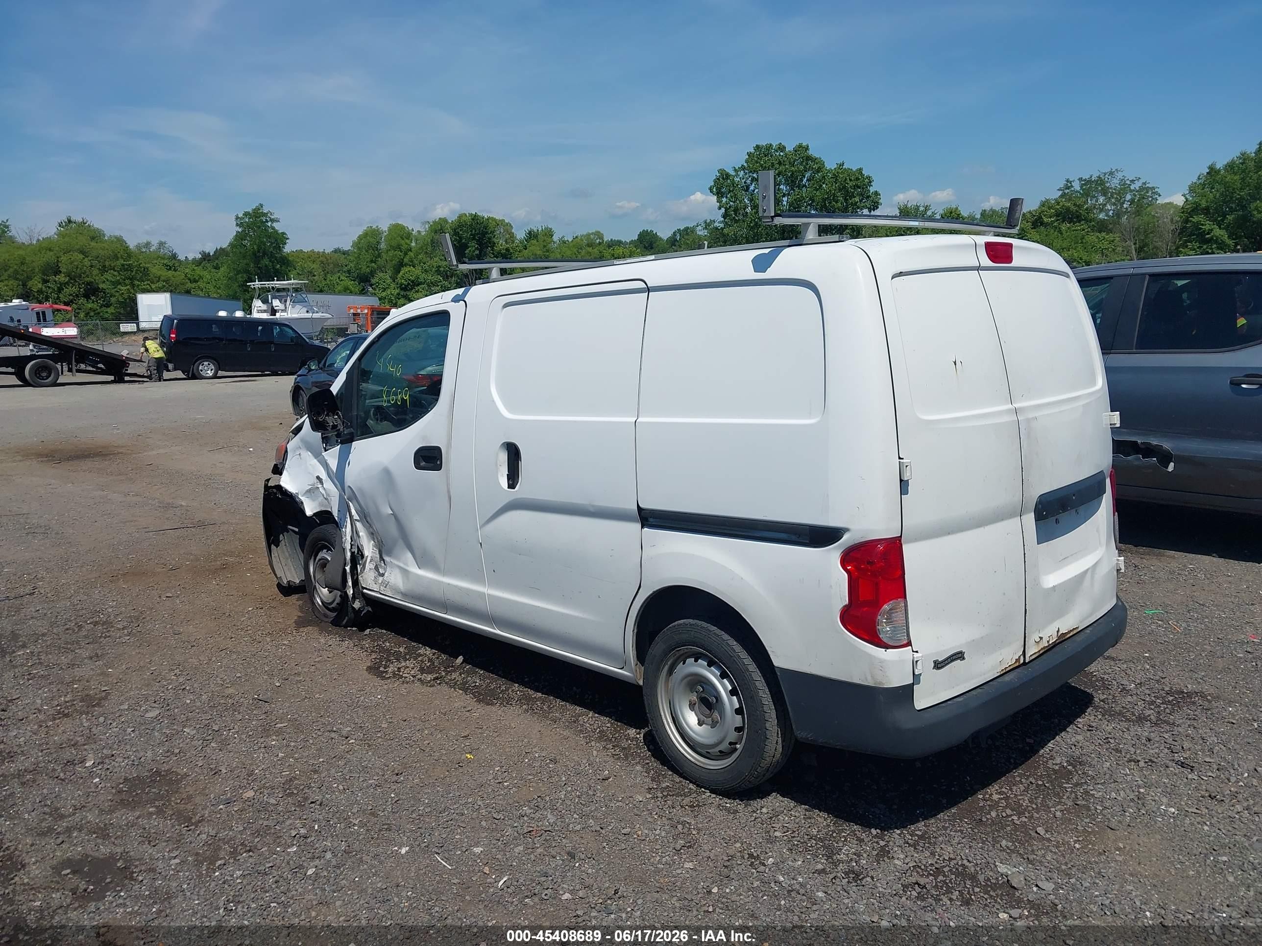 2015 Nissan Nv200 Sv White vin: 3N6CM0KN7FK695618