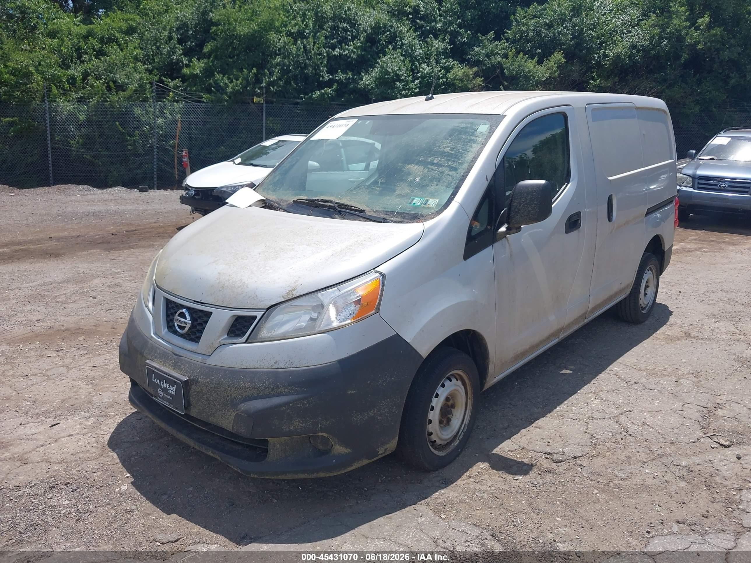 2015 Nissan Nv200 S Серебряный vin: 3N6CM0KN7FK697787