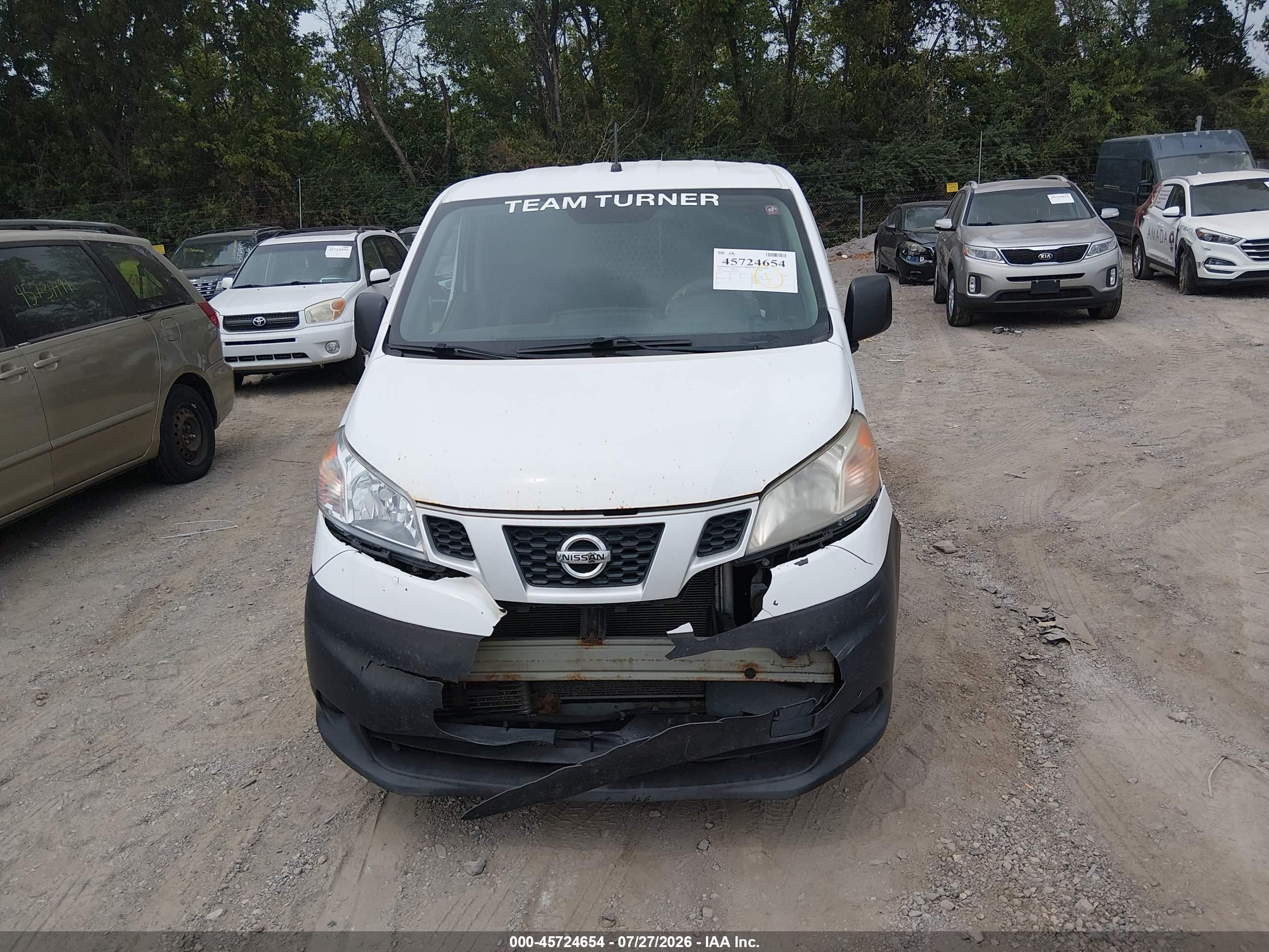 2015 Nissan Nv200 Sv White vin: 3N6CM0KN7FK701823